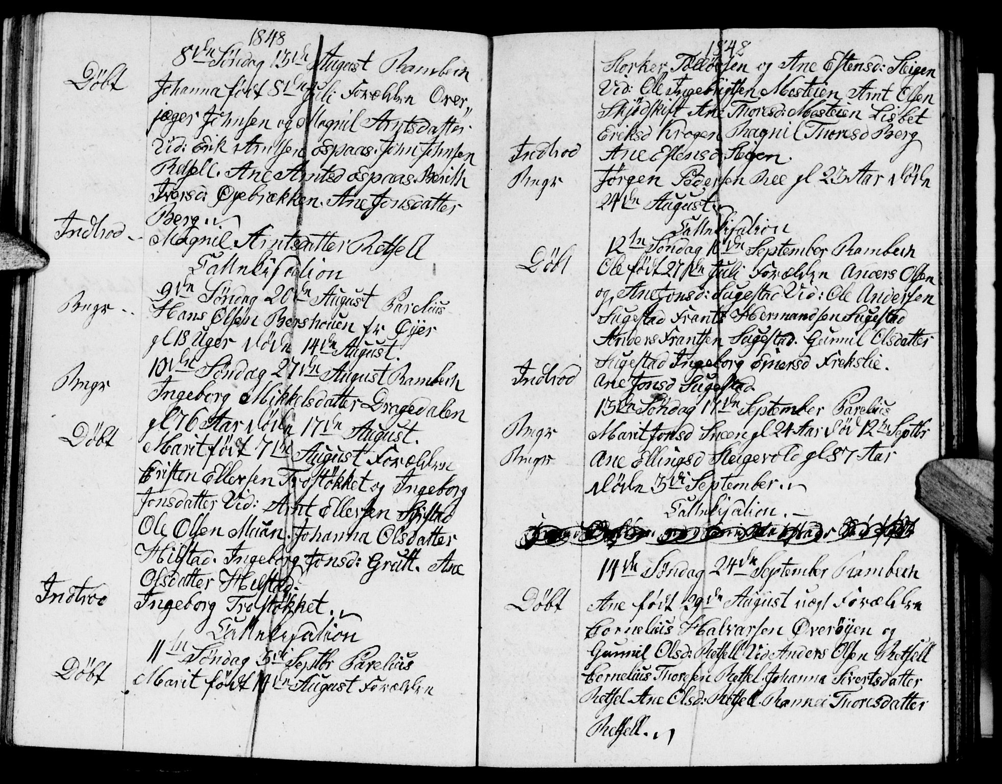 Meldal sokneprestkontor, AV/SAT-A-1123/1/I/I1/I1f/L0008: Parish register draft no. 672I1F, 1827-1866