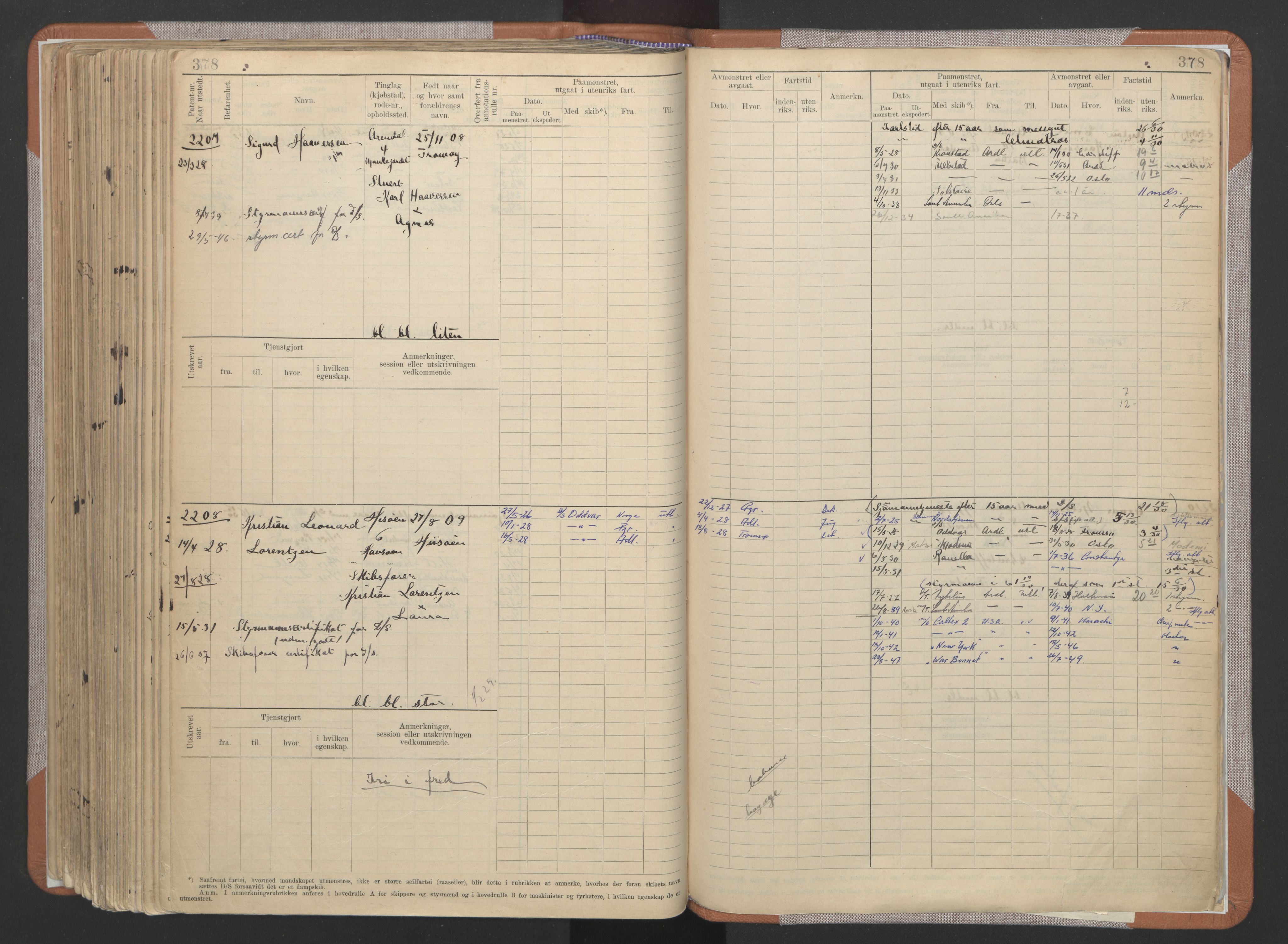 Arendal mønstringskrets, AV/SAK-2031-0012/F/Fb/L0022: Hovedrulle A nr 1466-2242, S-20, 1914-1930, p. 392