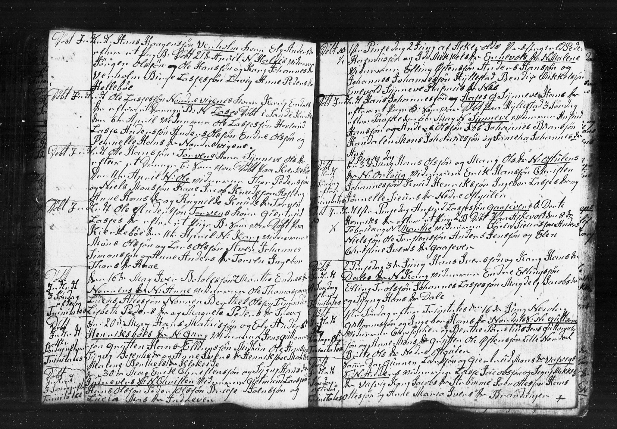 Gulen sokneprestembete, AV/SAB-A-80201/H/Hab: Parish register (copy) no. A 2, 1791-1814