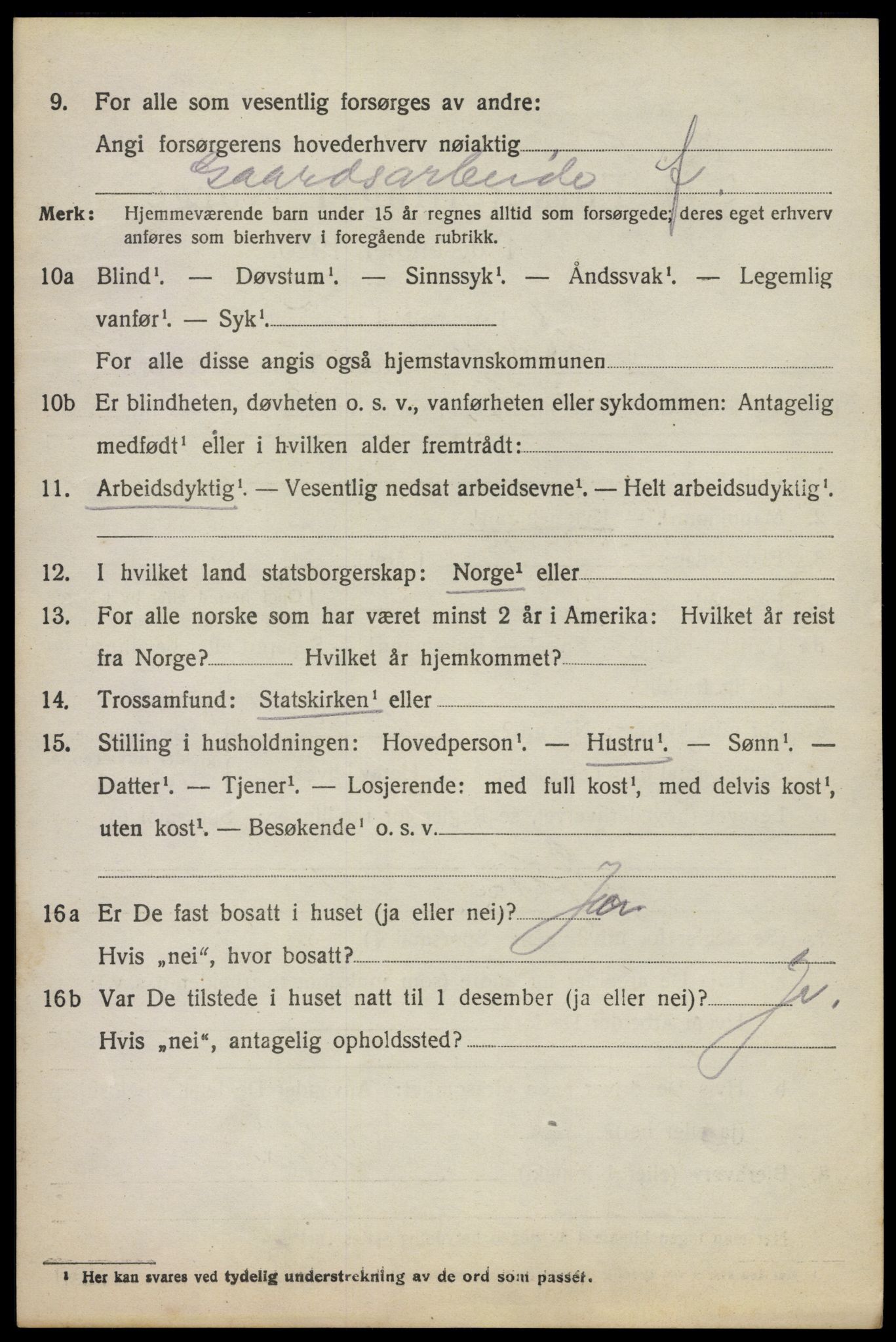 SAO, 1920 census for Asker, 1920, p. 10271