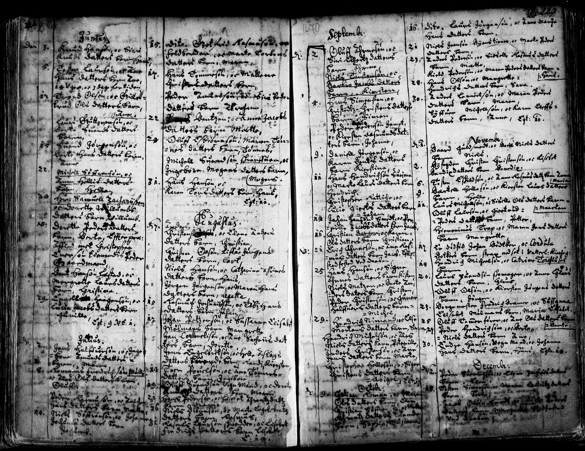 Oslo domkirke Kirkebøker, SAO/A-10752/F/Fa/L0001: Parish register (official) no. 1, 1648-1704, p. 226-227