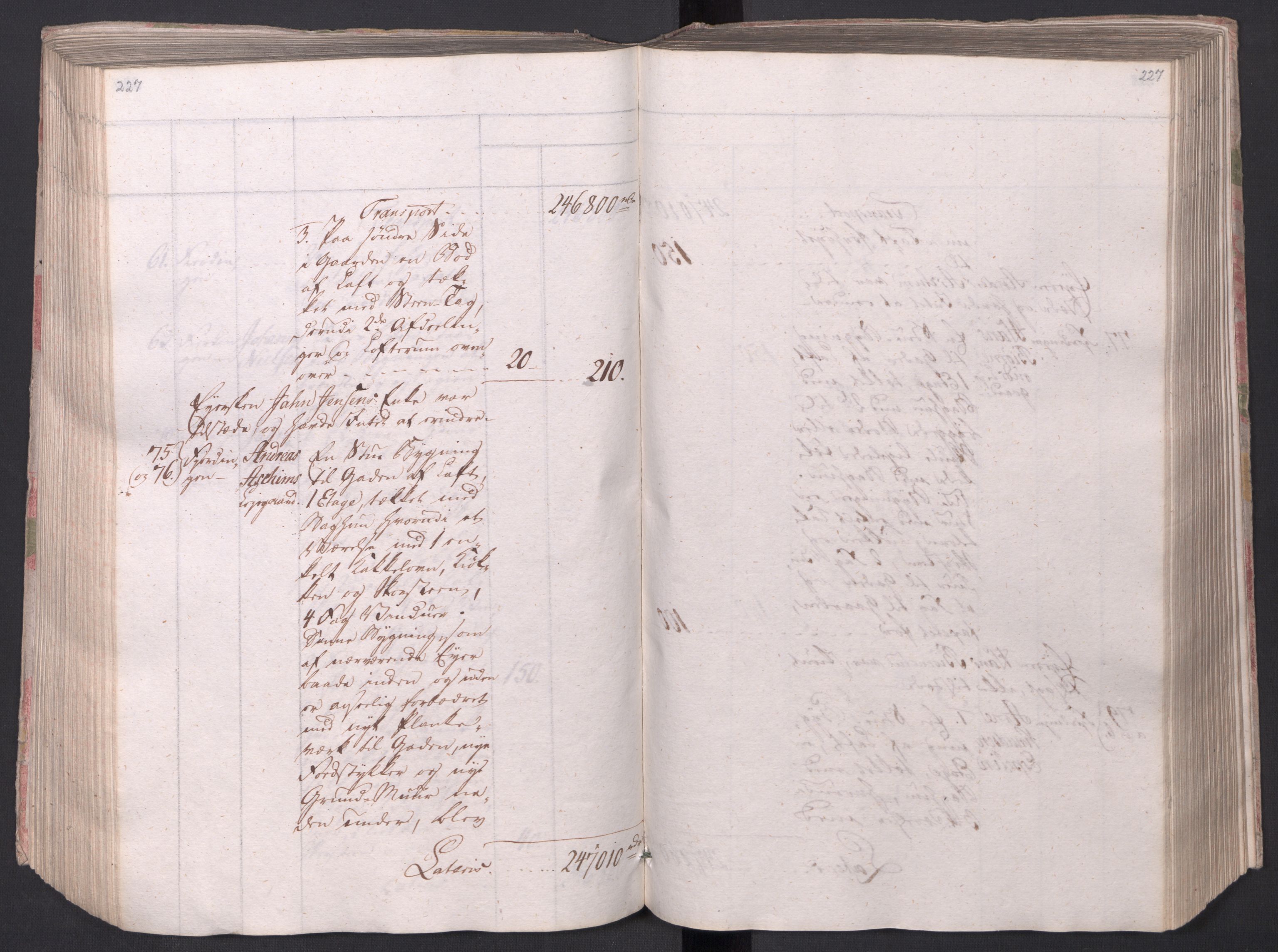 Kristiania stiftamt, AV/SAO-A-10386/I/Ia/L0015: Branntakster, 1797, p. 227