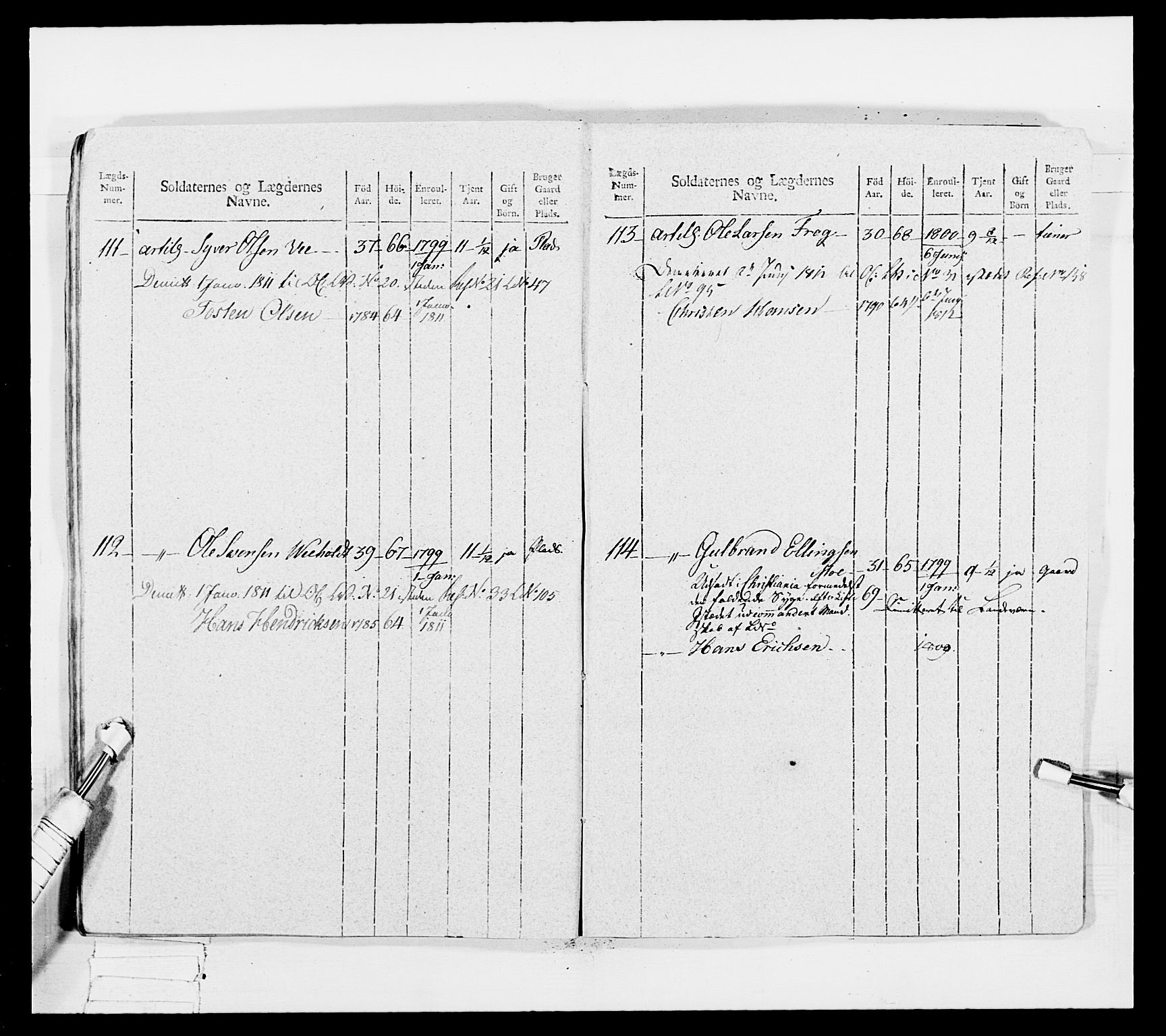 Generalitets- og kommissariatskollegiet, Det kongelige norske kommissariatskollegium, AV/RA-EA-5420/E/Eh/L0042: 1. Akershusiske nasjonale infanteriregiment, 1810, p. 130