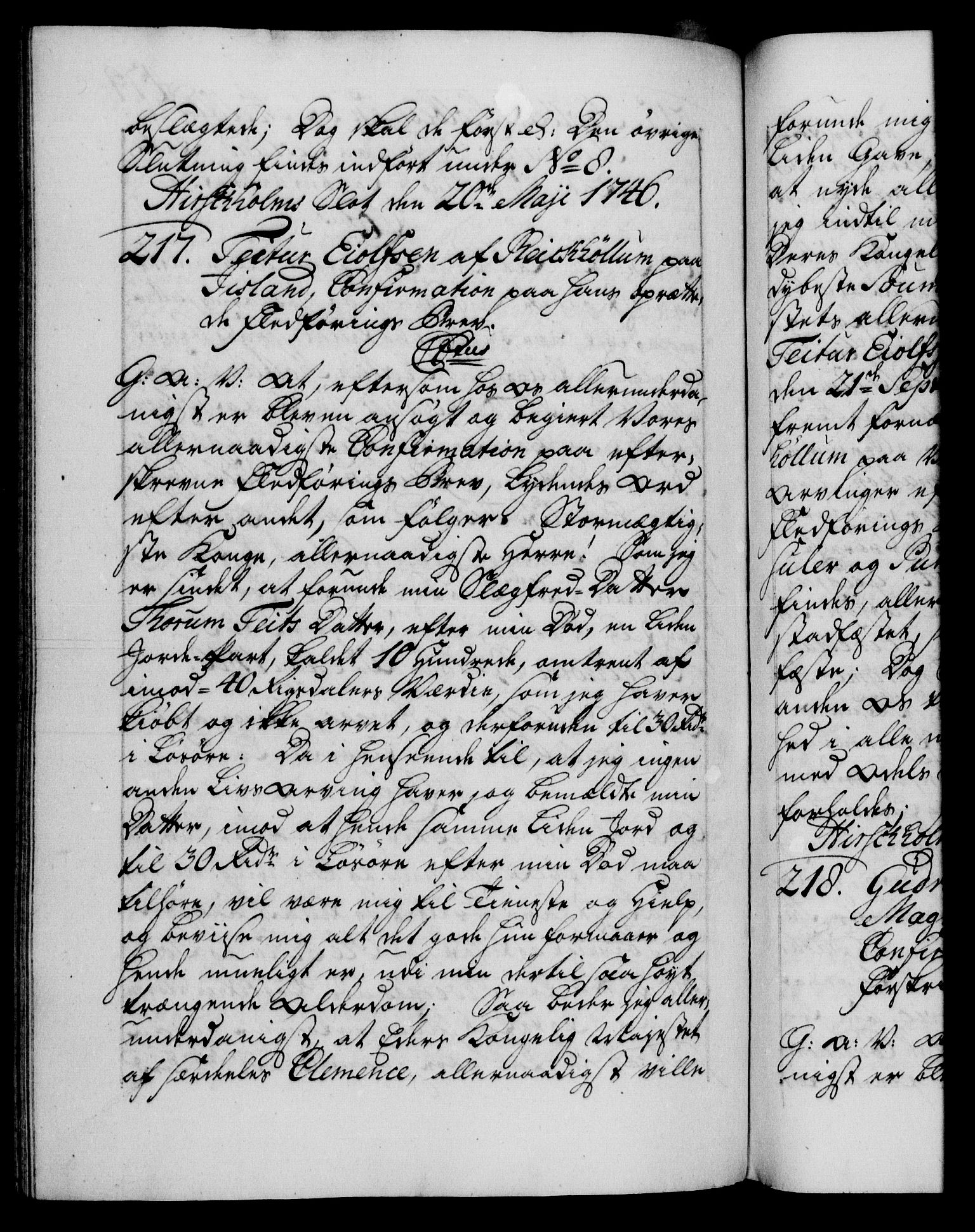 Danske Kanselli 1572-1799, RA/EA-3023/F/Fc/Fca/Fcaa/L0034: Norske registre, 1745-1746, p. 479b