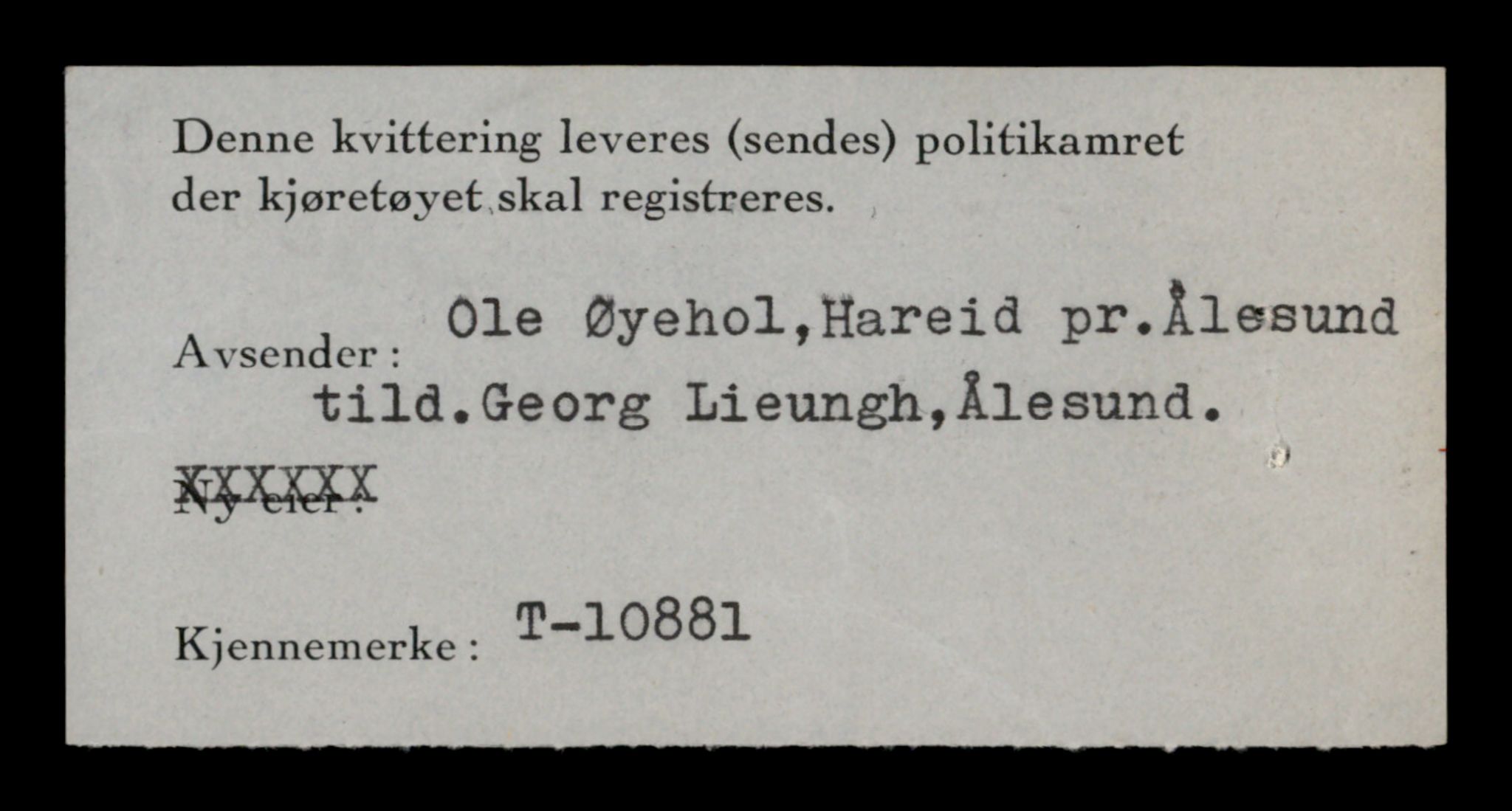 Møre og Romsdal vegkontor - Ålesund trafikkstasjon, AV/SAT-A-4099/F/Fe/L0024: Registreringskort for kjøretøy T 10810 - T 10930, 1927-1998, p. 1931