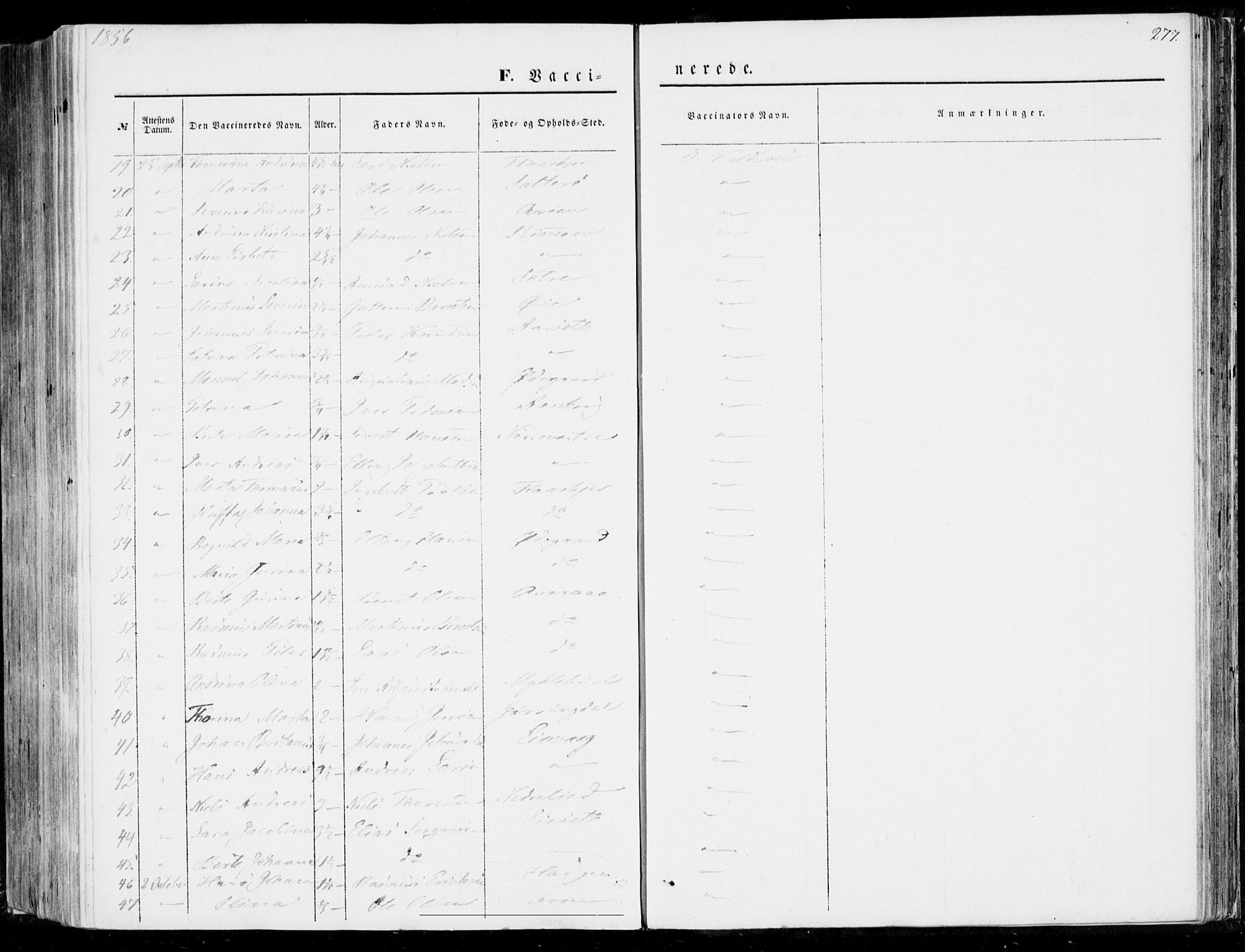 Ministerialprotokoller, klokkerbøker og fødselsregistre - Møre og Romsdal, SAT/A-1454/510/L0121: Parish register (official) no. 510A01, 1848-1877, p. 277