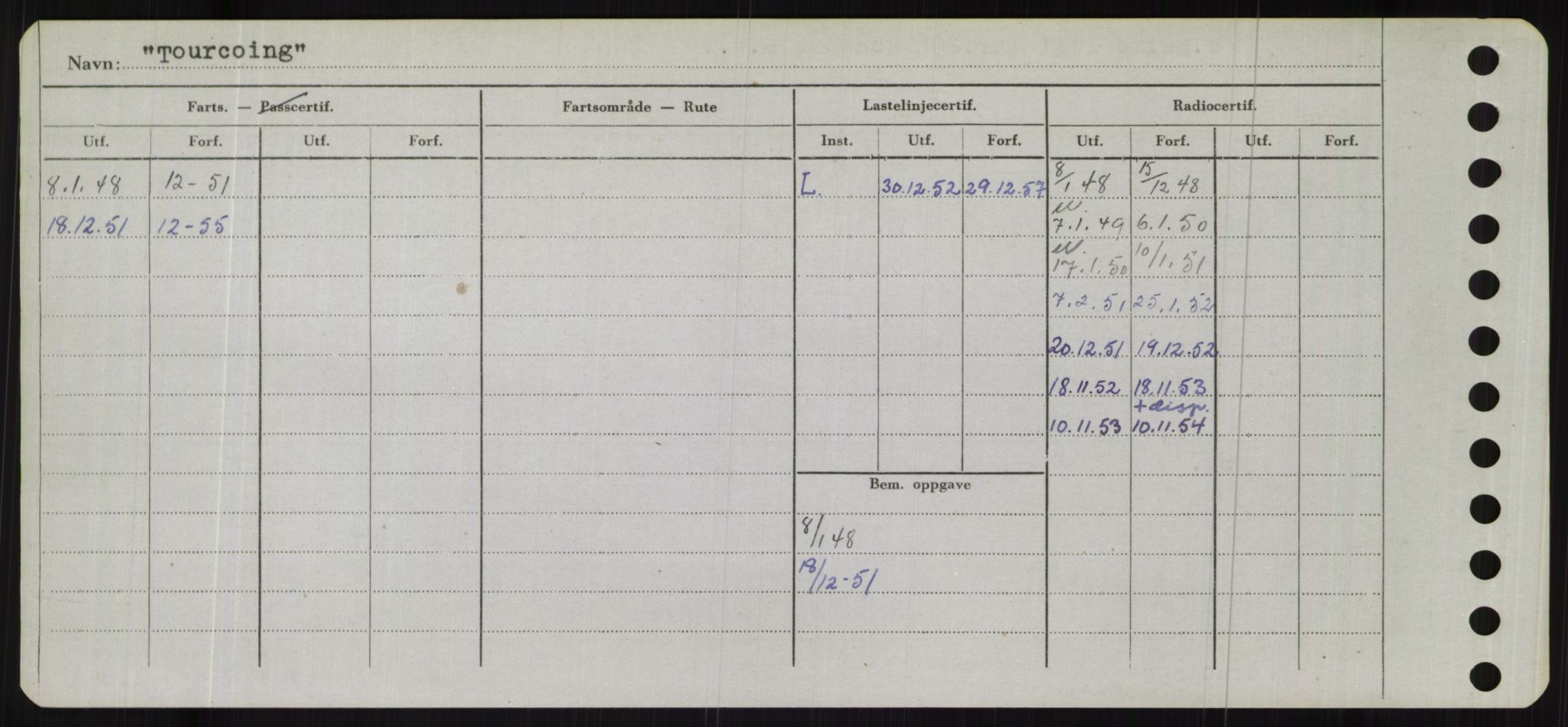 Sjøfartsdirektoratet med forløpere, Skipsmålingen, RA/S-1627/H/Hb/L0005: Fartøy, T-Å, p. 198