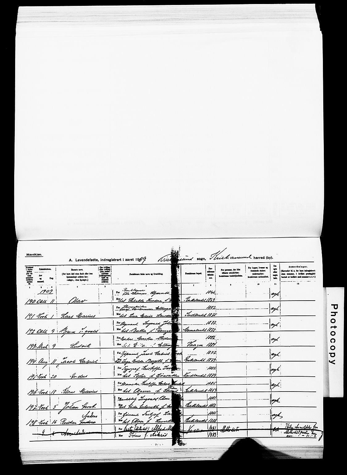 Ministerialprotokoller, klokkerbøker og fødselsregistre - Møre og Romsdal, AV/SAT-A-1454/572/L0858: Parish register (official) no. 572D02, 1903-1912