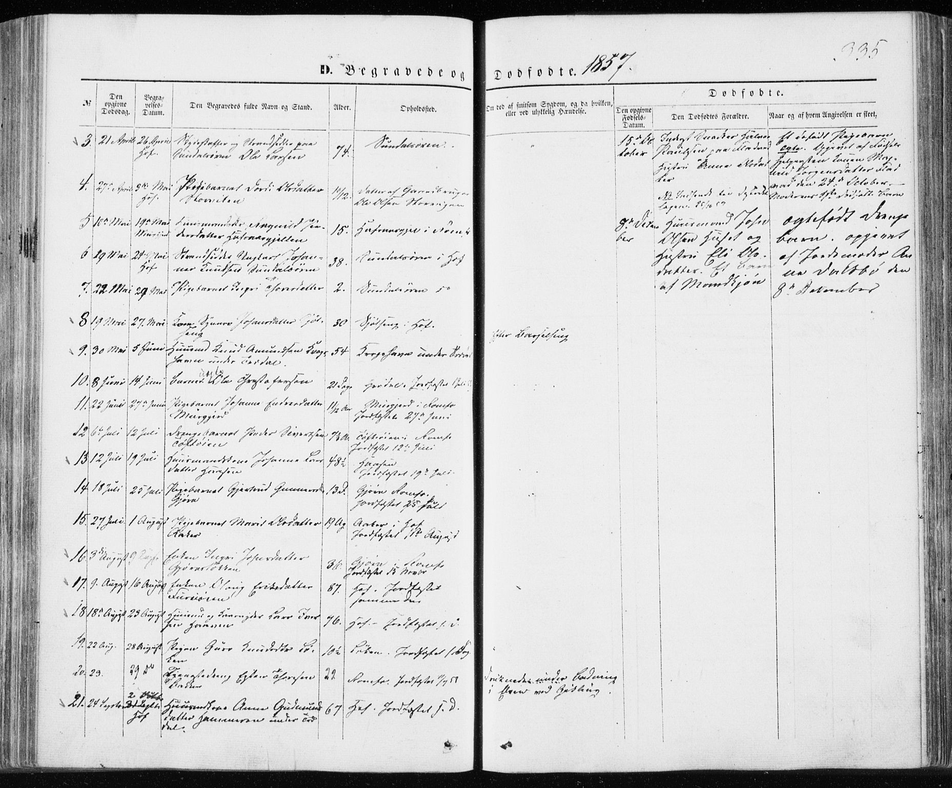 Ministerialprotokoller, klokkerbøker og fødselsregistre - Møre og Romsdal, AV/SAT-A-1454/590/L1013: Parish register (official) no. 590A05, 1847-1877, p. 335