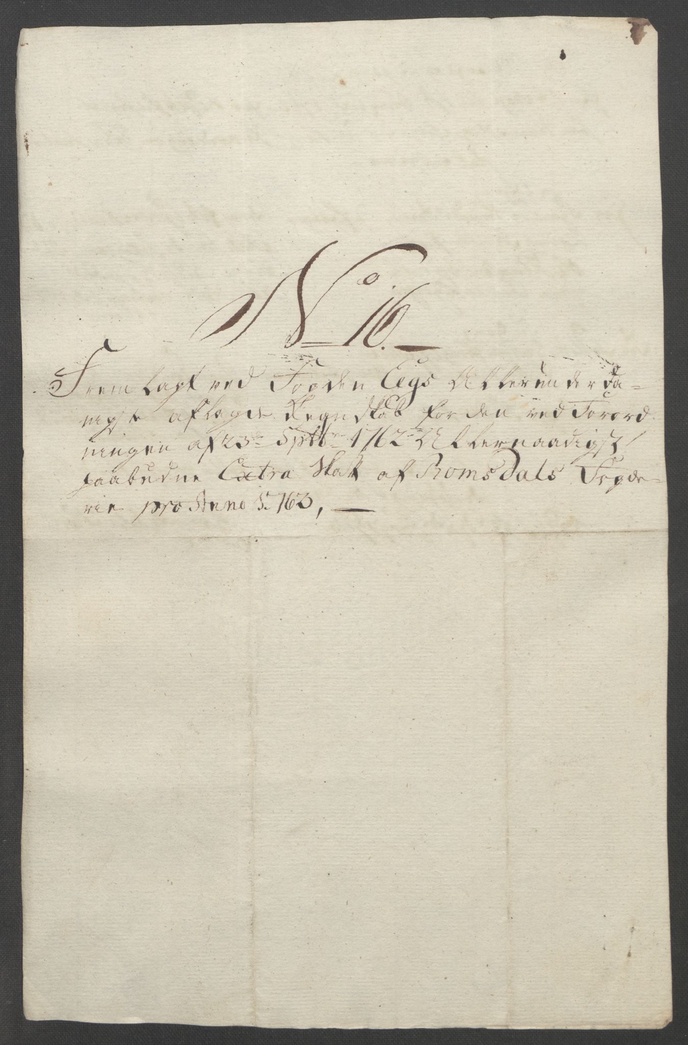 Rentekammeret inntil 1814, Reviderte regnskaper, Fogderegnskap, AV/RA-EA-4092/R55/L3730: Ekstraskatten Romsdal, 1762-1763, p. 395