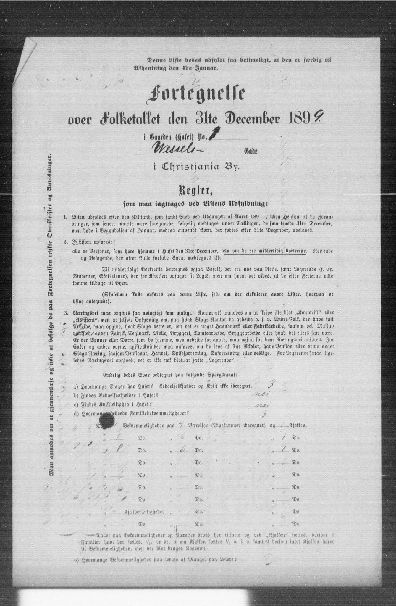 OBA, Municipal Census 1899 for Kristiania, 1899, p. 16422