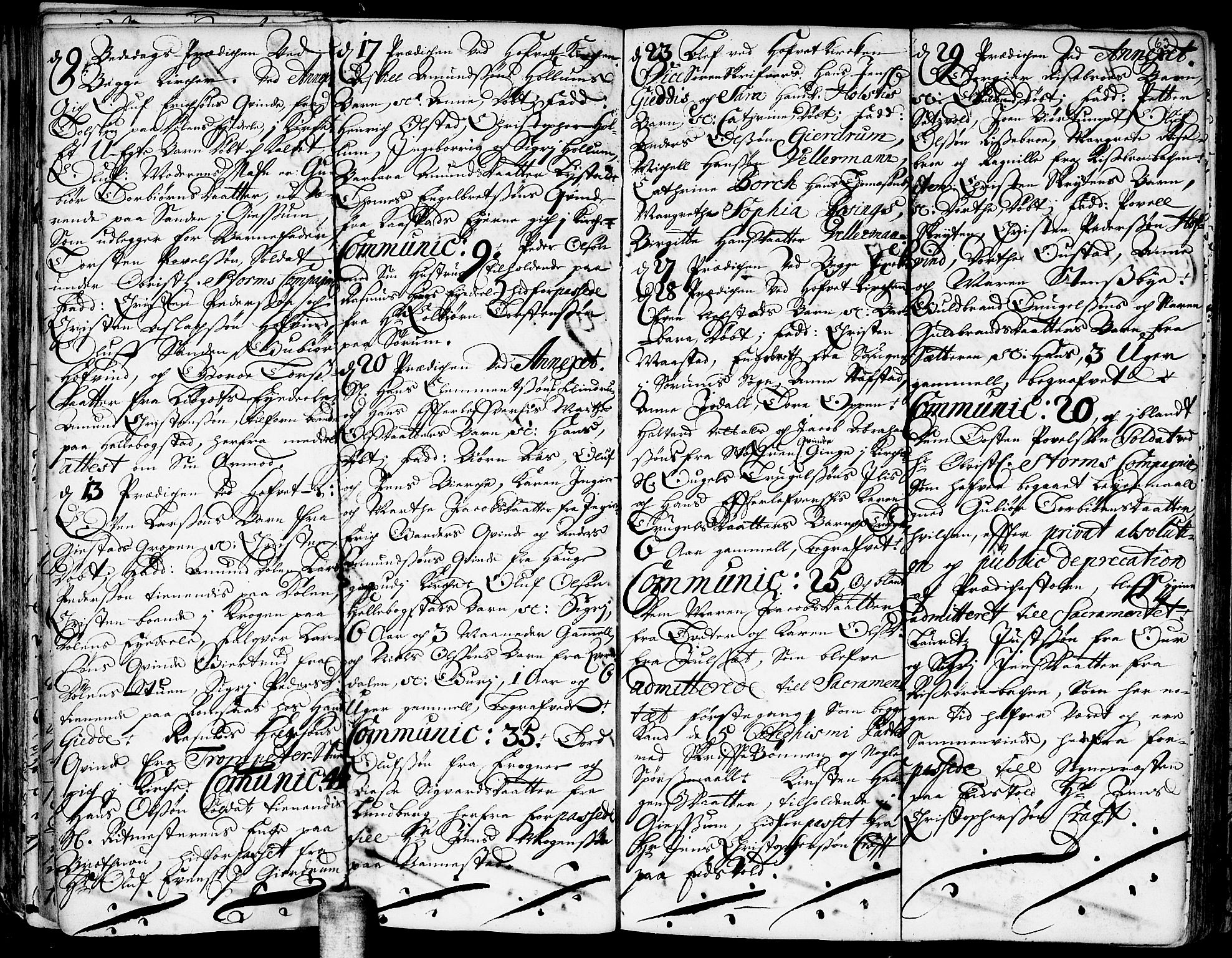 Ullensaker prestekontor Kirkebøker, AV/SAO-A-10236a/F/Fa/L0001: Parish register (official) no. I 1, 1689-1701, p. 63