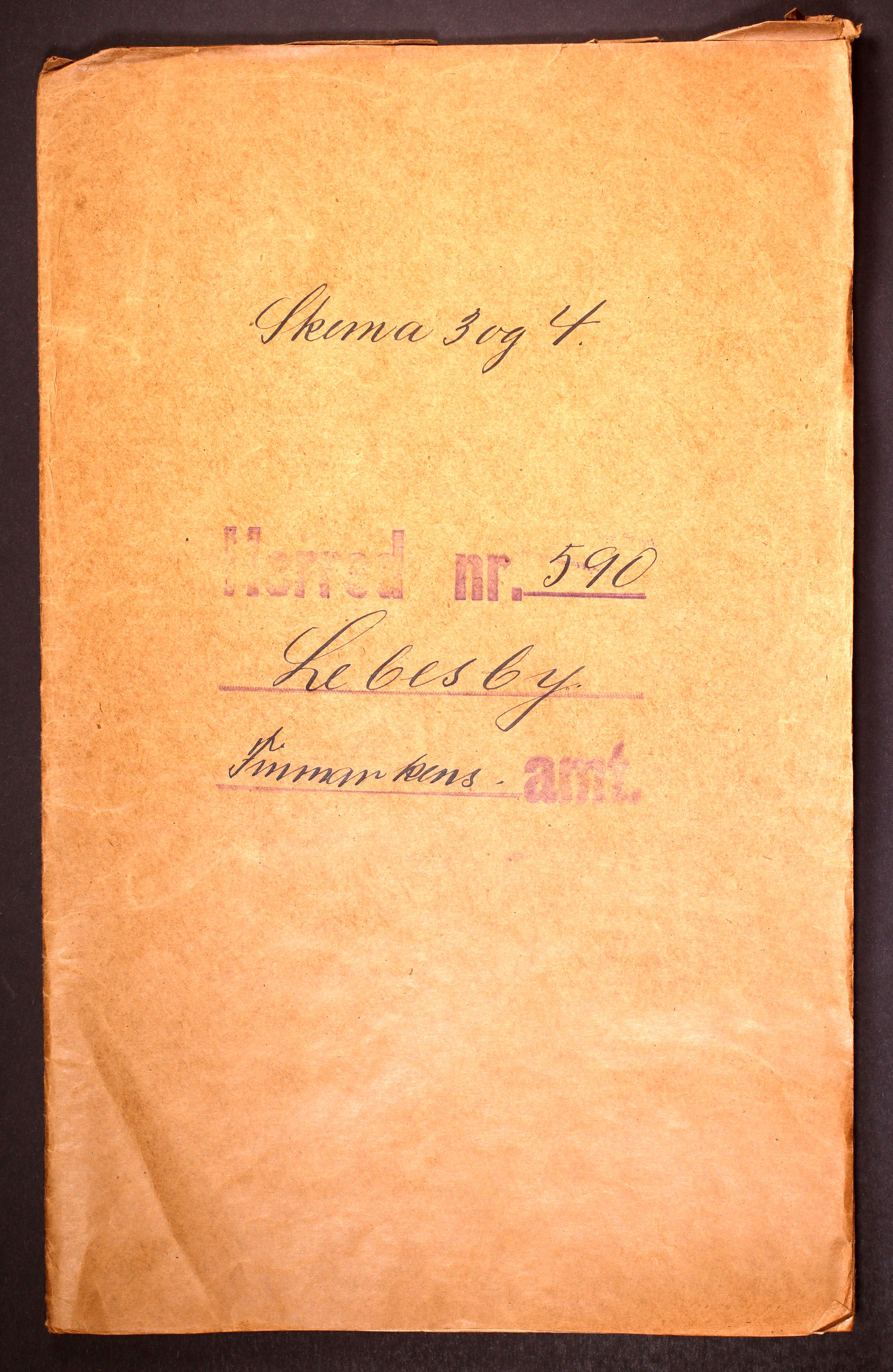 RA, 1910 census for Lebesby, 1910, p. 1