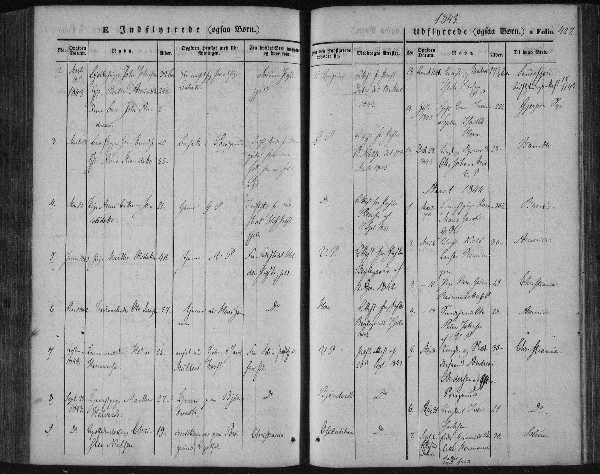 Porsgrunn kirkebøker , SAKO/A-104/F/Fa/L0006: Parish register (official) no. 6, 1841-1857, p. 427