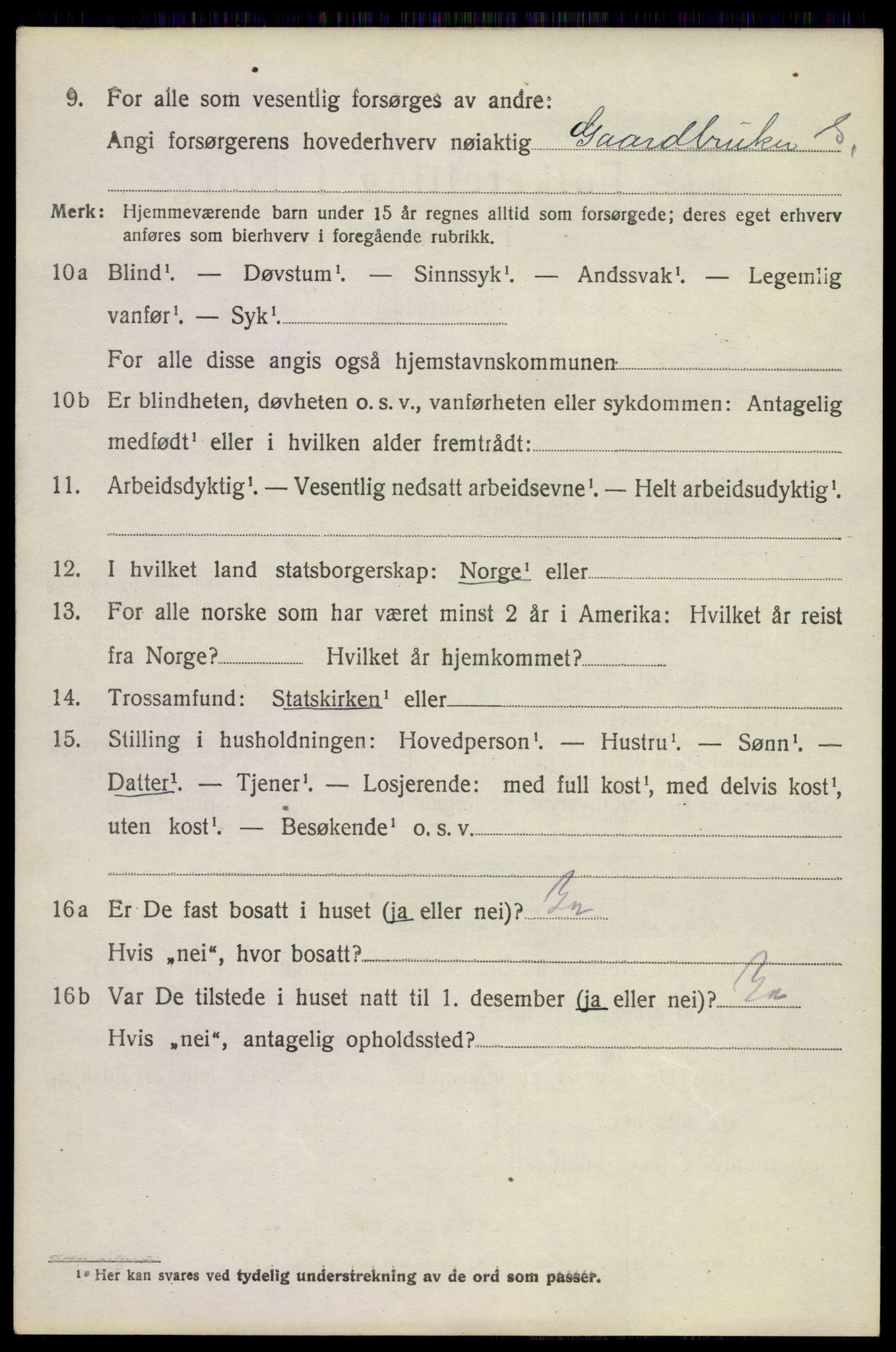 SAKO, 1920 census for Strømm, 1920, p. 3140