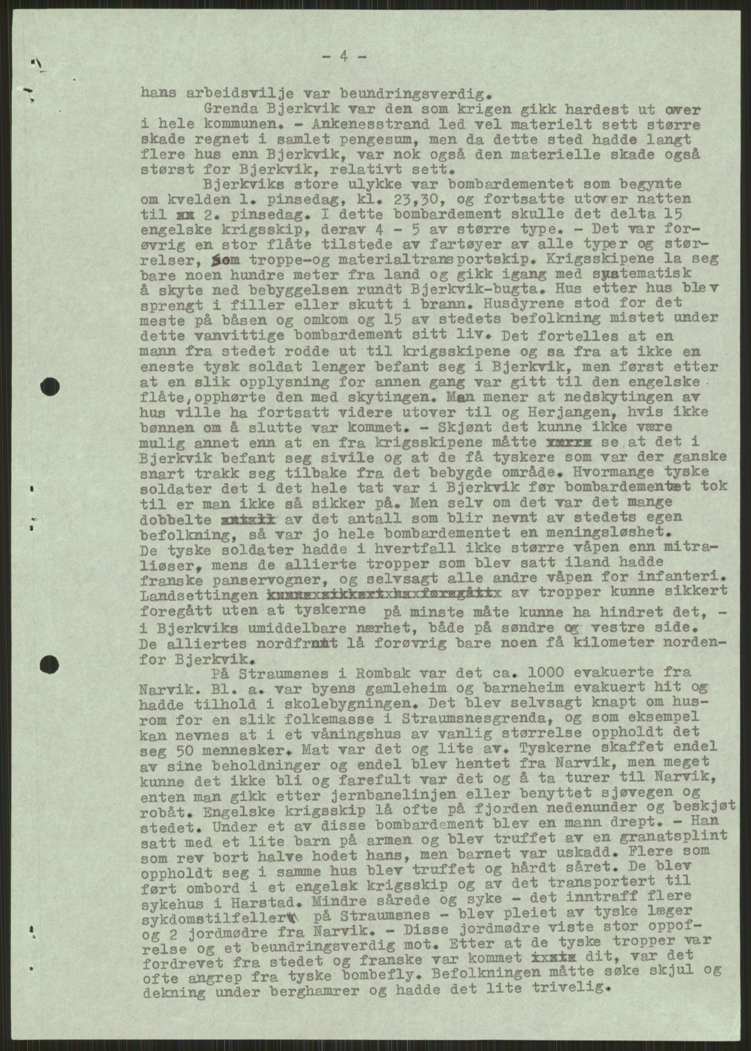 Forsvaret, Forsvarets krigshistoriske avdeling, AV/RA-RAFA-2017/Y/Ya/L0017: II-C-11-31 - Fylkesmenn.  Rapporter om krigsbegivenhetene 1940., 1940, p. 32