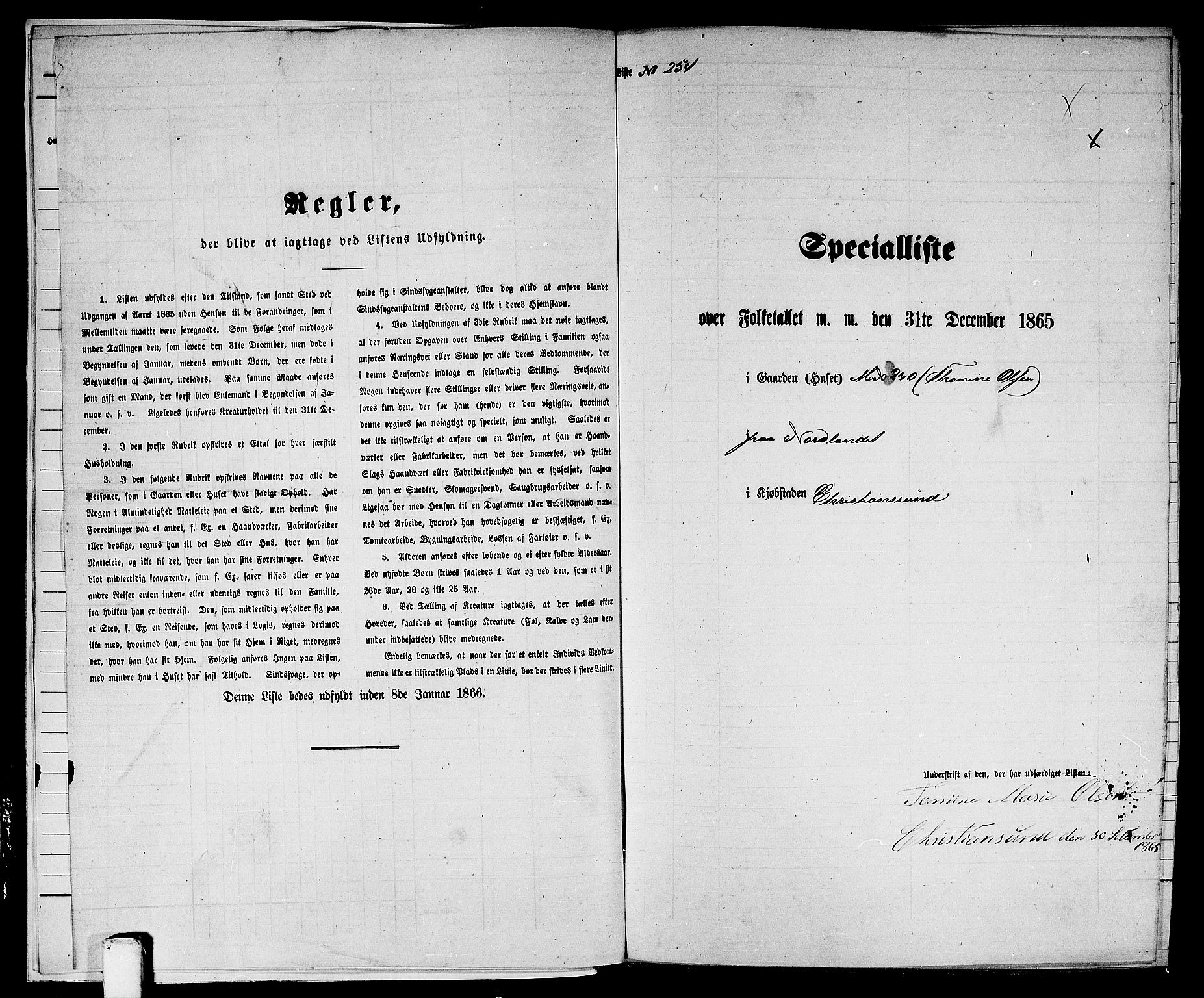 RA, 1865 census for Kristiansund/Kristiansund, 1865, p. 521