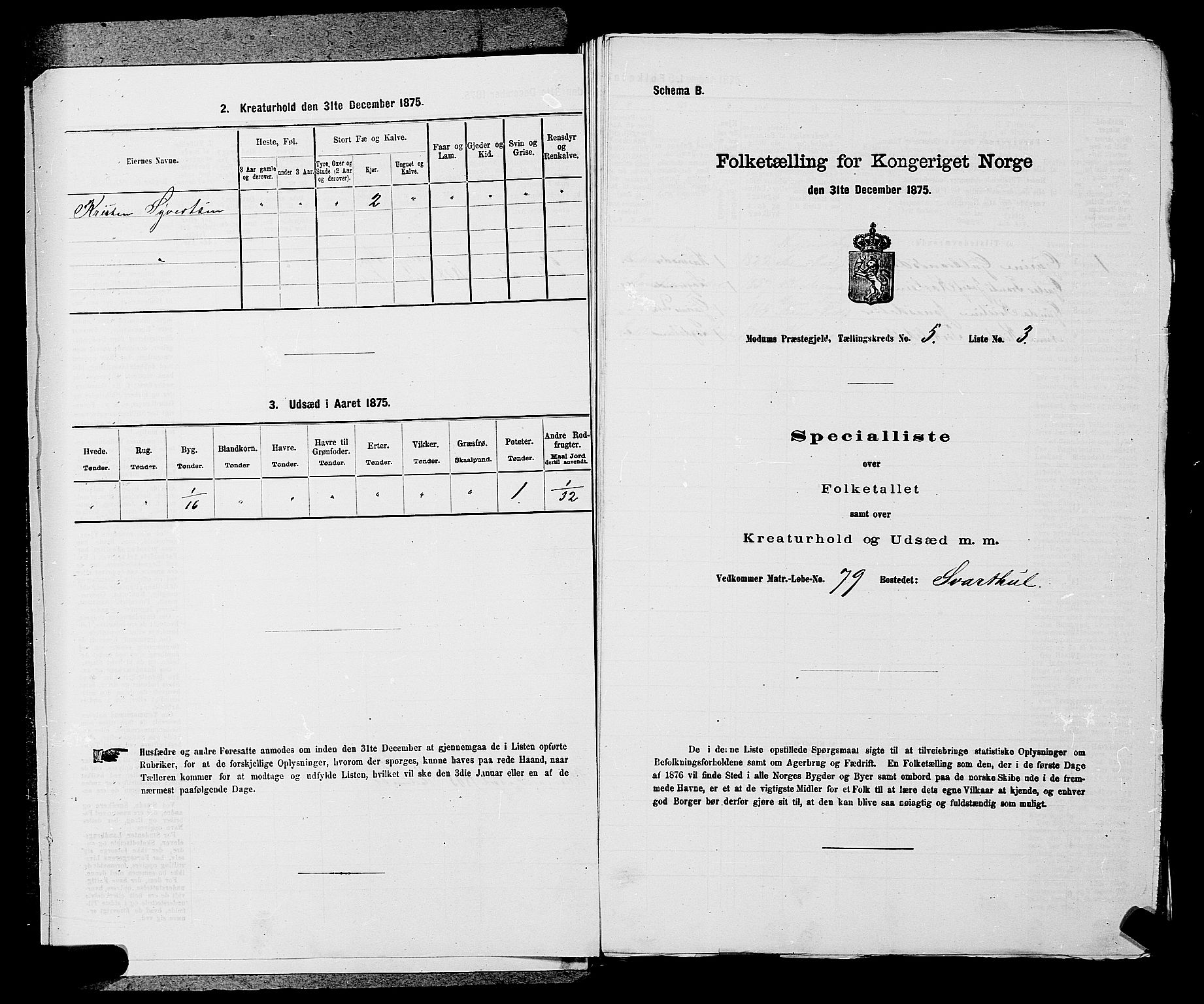 SAKO, 1875 census for 0623P Modum, 1875, p. 561