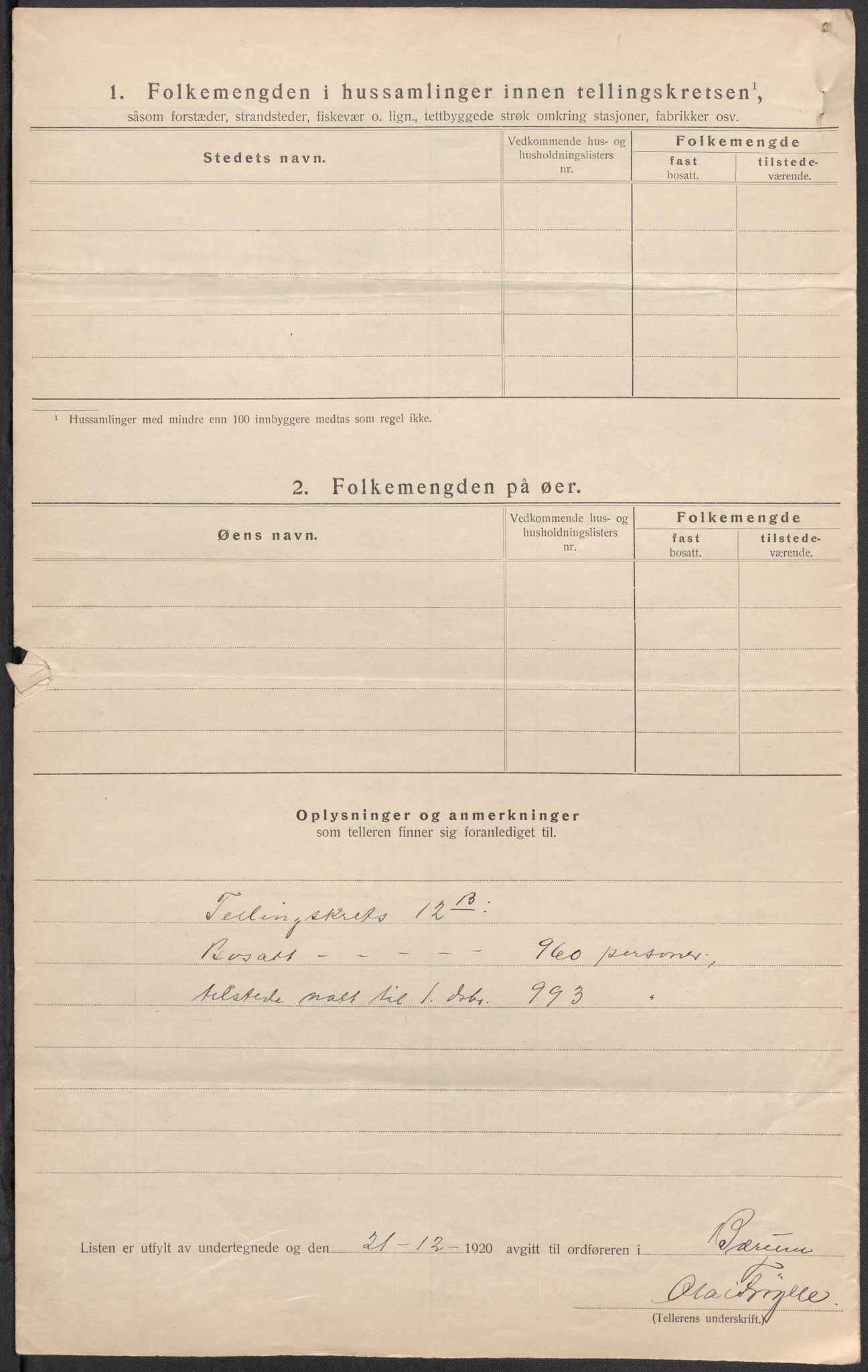 SAO, 1920 census for Bærum, 1920, p. 57