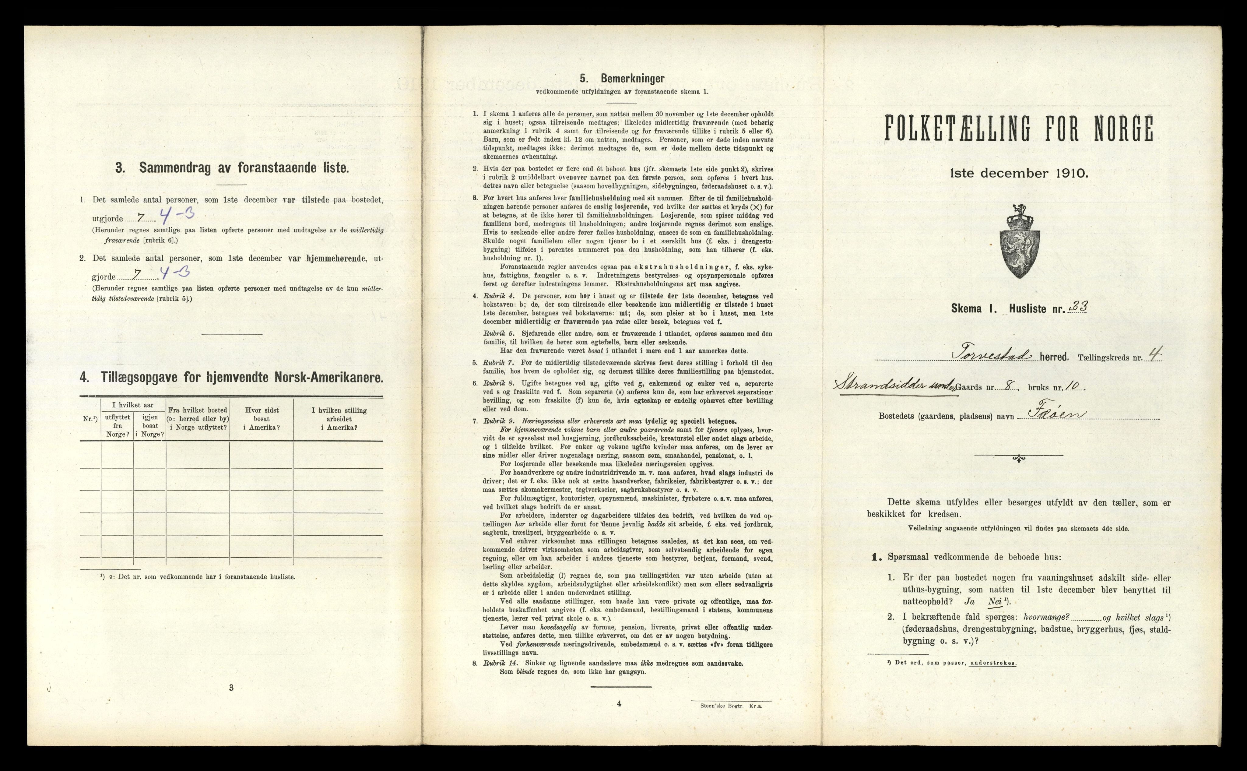 RA, 1910 census for Torvastad, 1910, p. 705