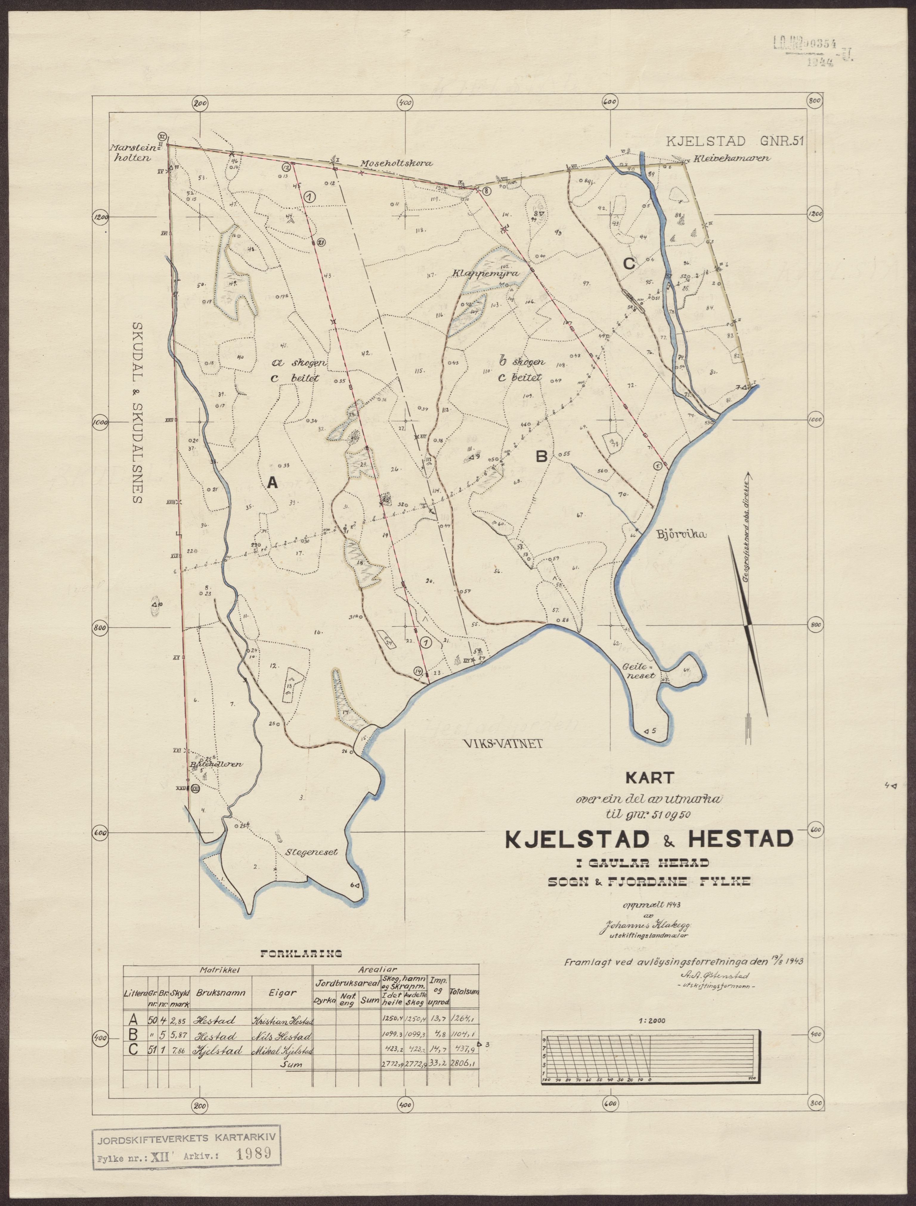 Jordskifteverkets kartarkiv, RA/S-3929/T, 1859-1988, p. 2394