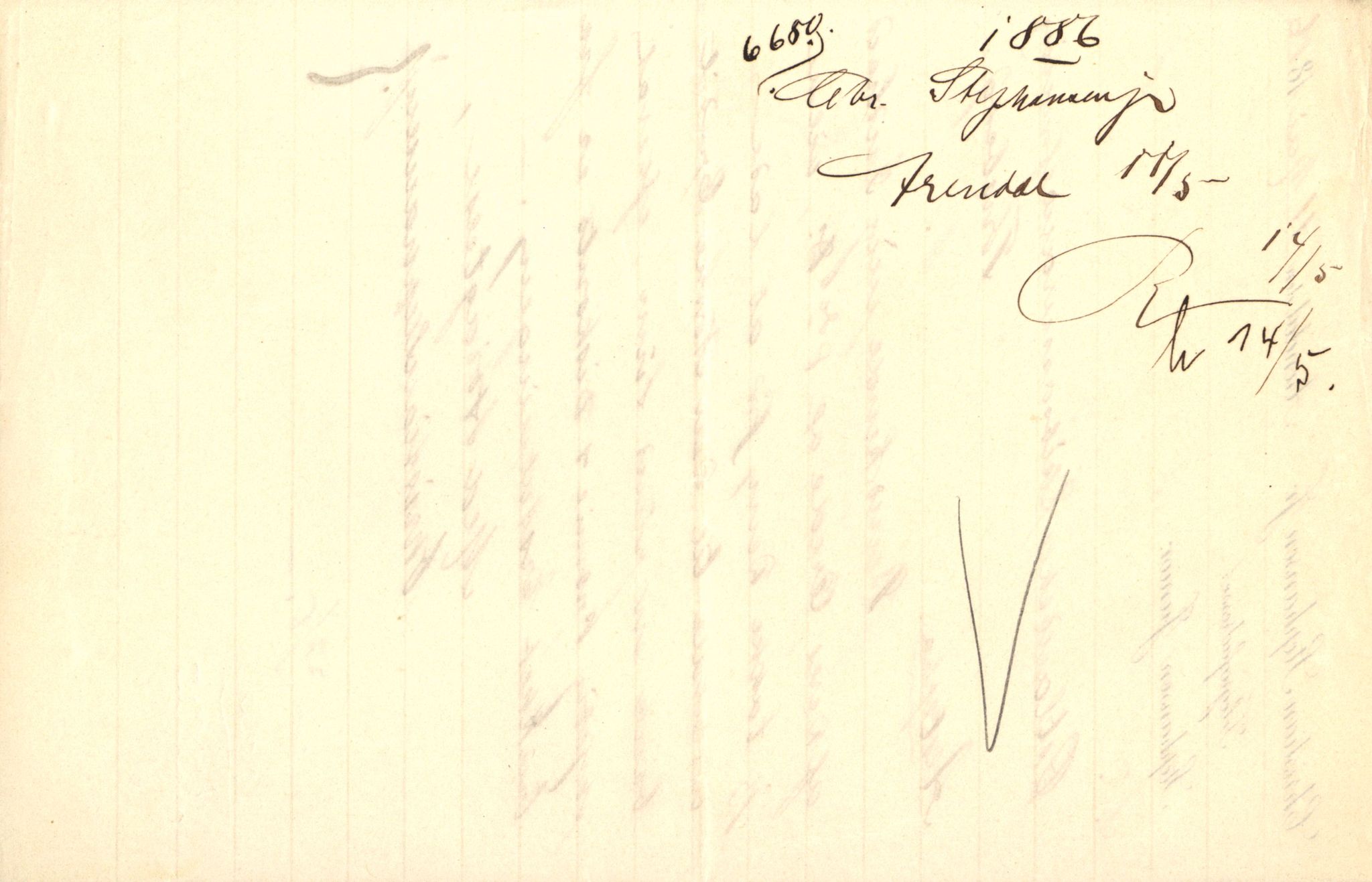 Pa 63 - Østlandske skibsassuranceforening, VEMU/A-1079/G/Ga/L0018/0001: Havaridokumenter / Freyr, Nicola, Alstepha, Aldora, Hans Gude, 1885, p. 21