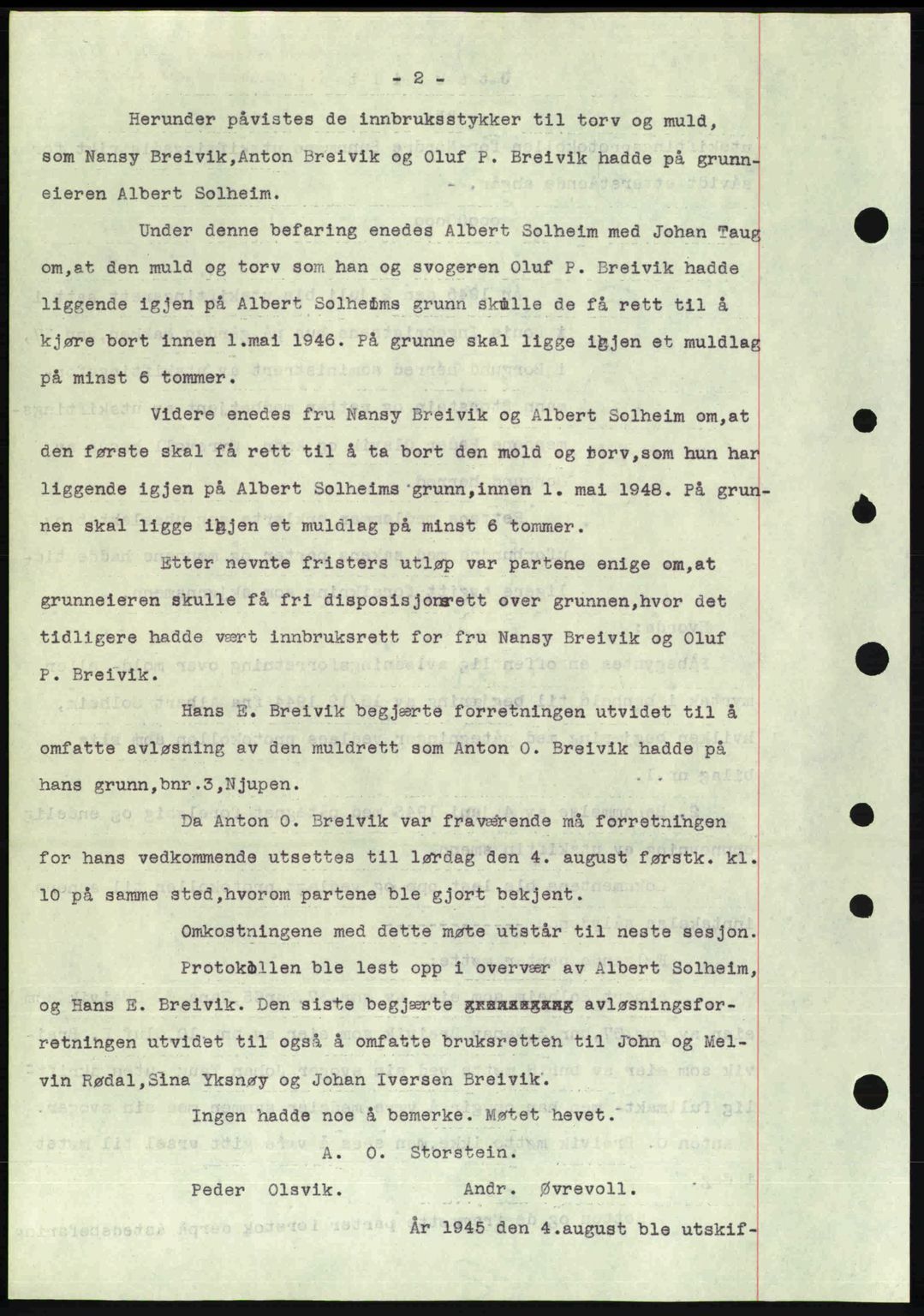 Nordre Sunnmøre sorenskriveri, AV/SAT-A-0006/1/2/2C/2Ca: Mortgage book no. A20b, 1946-1946, Diary no: : 221/1946