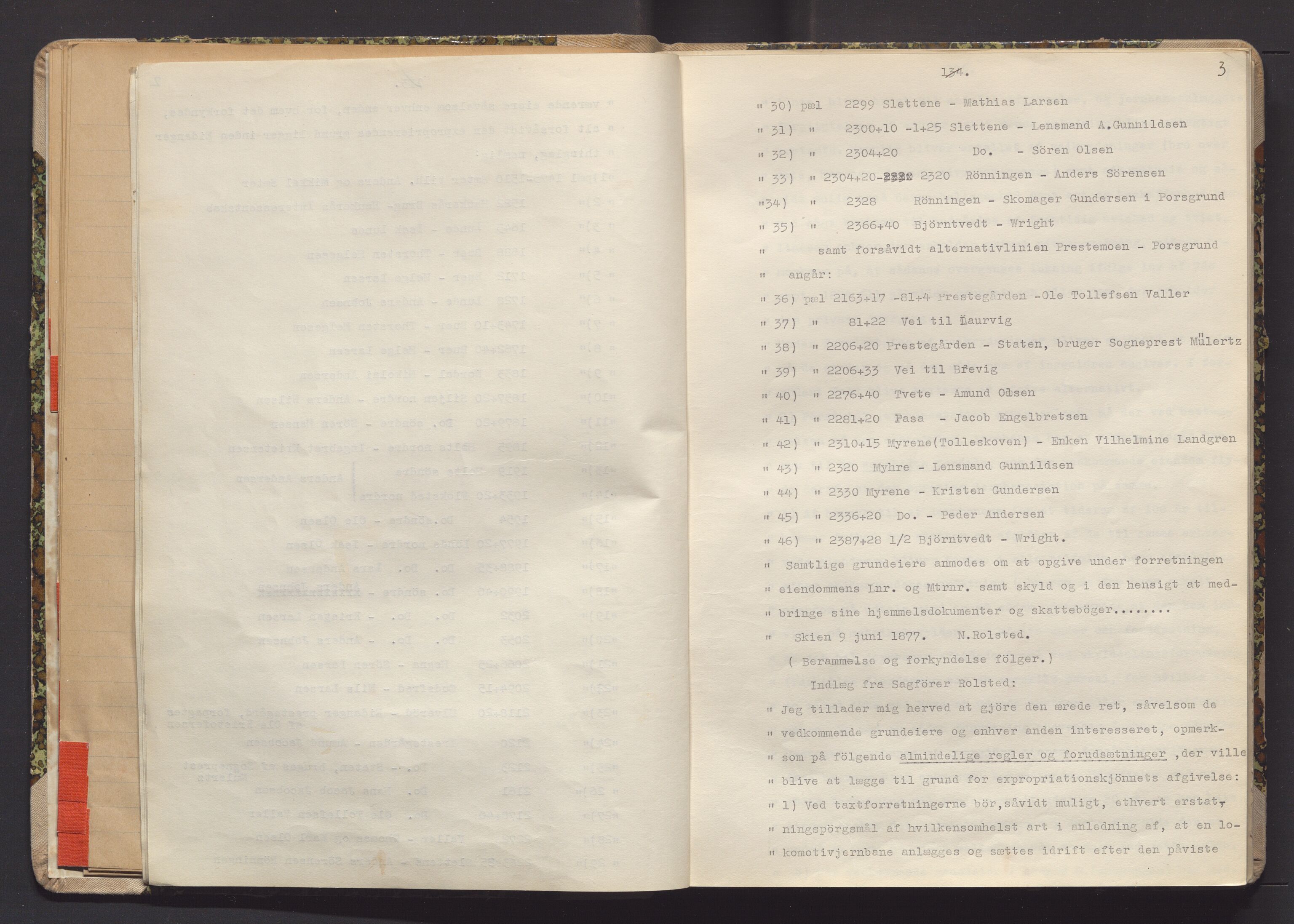 Norges Statsbaner Drammen distrikt (NSB), AV/SAKO-A-30/Y/Yc/L0007: Takster Vestfoldbanen strekningen Eidanger-Porsgrunn-Gjerpen samt sidelinjen Eidanger-Brevik, 1877-1896, p. 3