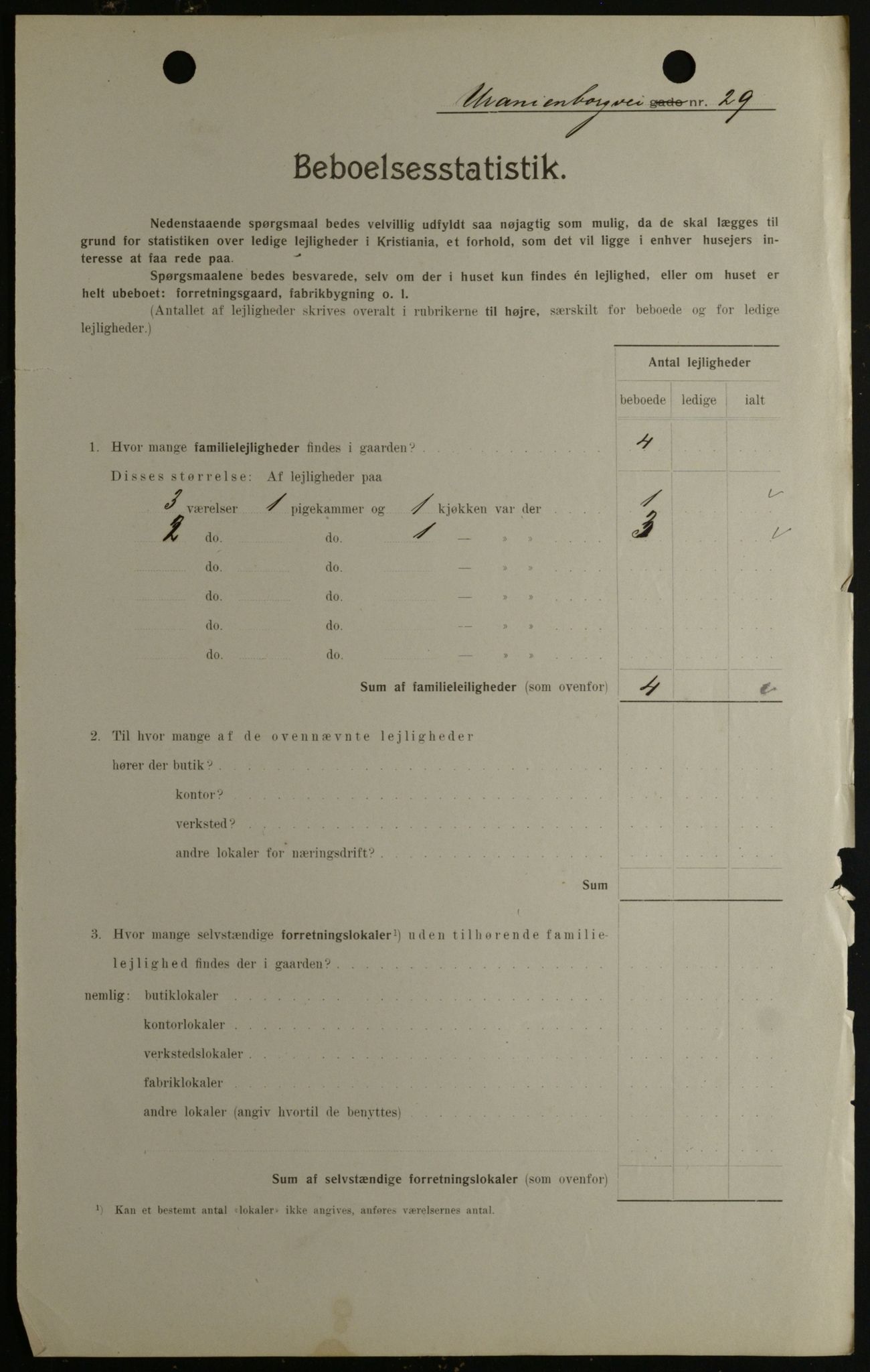 OBA, Municipal Census 1908 for Kristiania, 1908, p. 108215