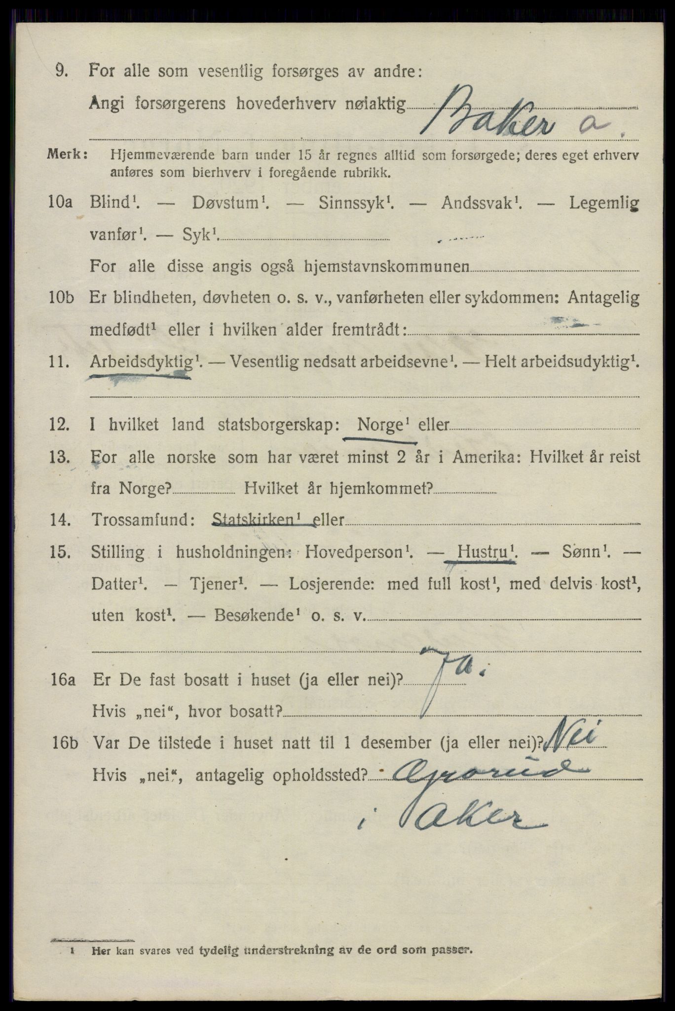 SAO, 1920 census for Oppegård, 1920, p. 4692