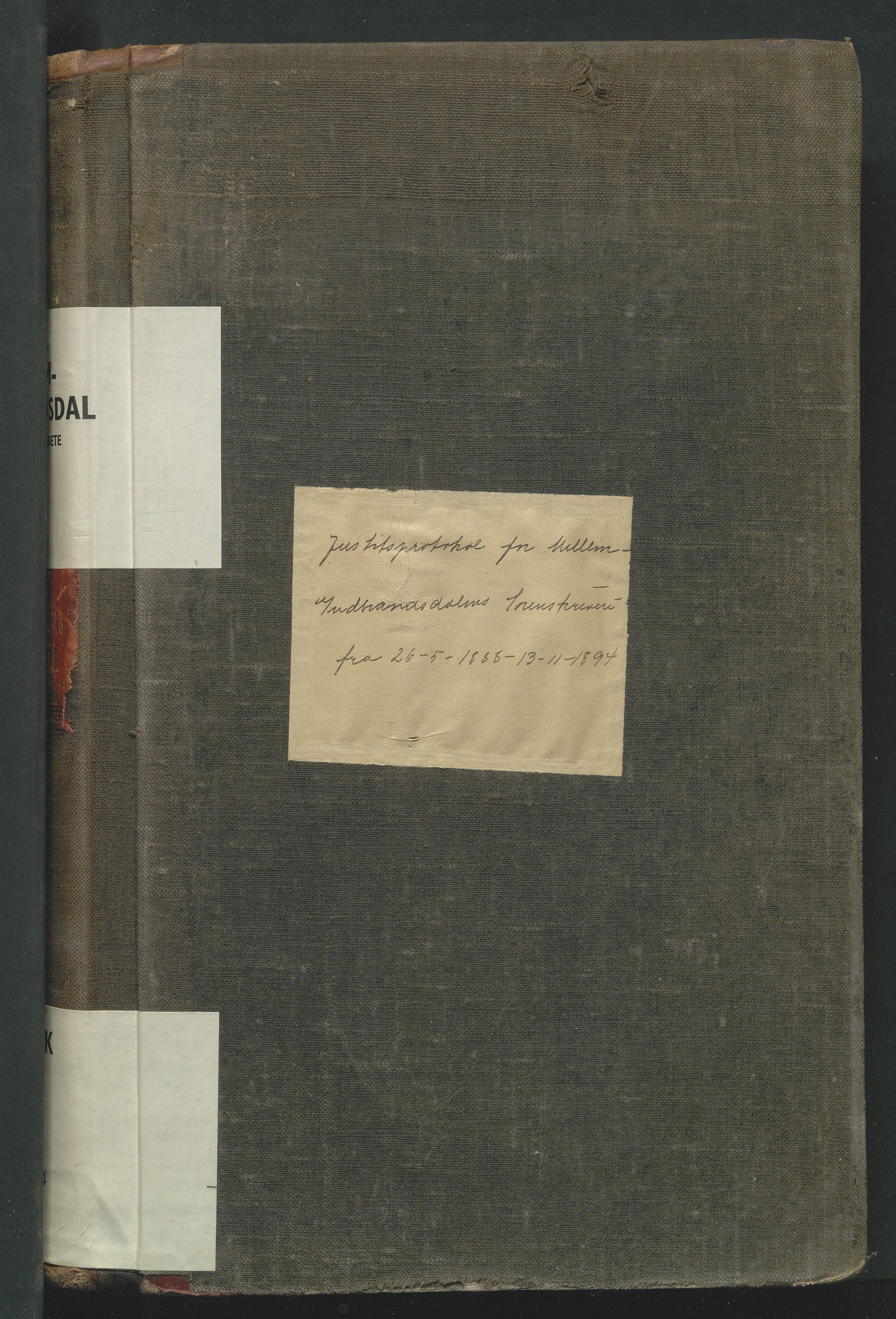 Mellom-Gudbrandsdal sorenskriveri, SAH/TING-038/G/Gb/L0008: Tingbok, 1888-1894