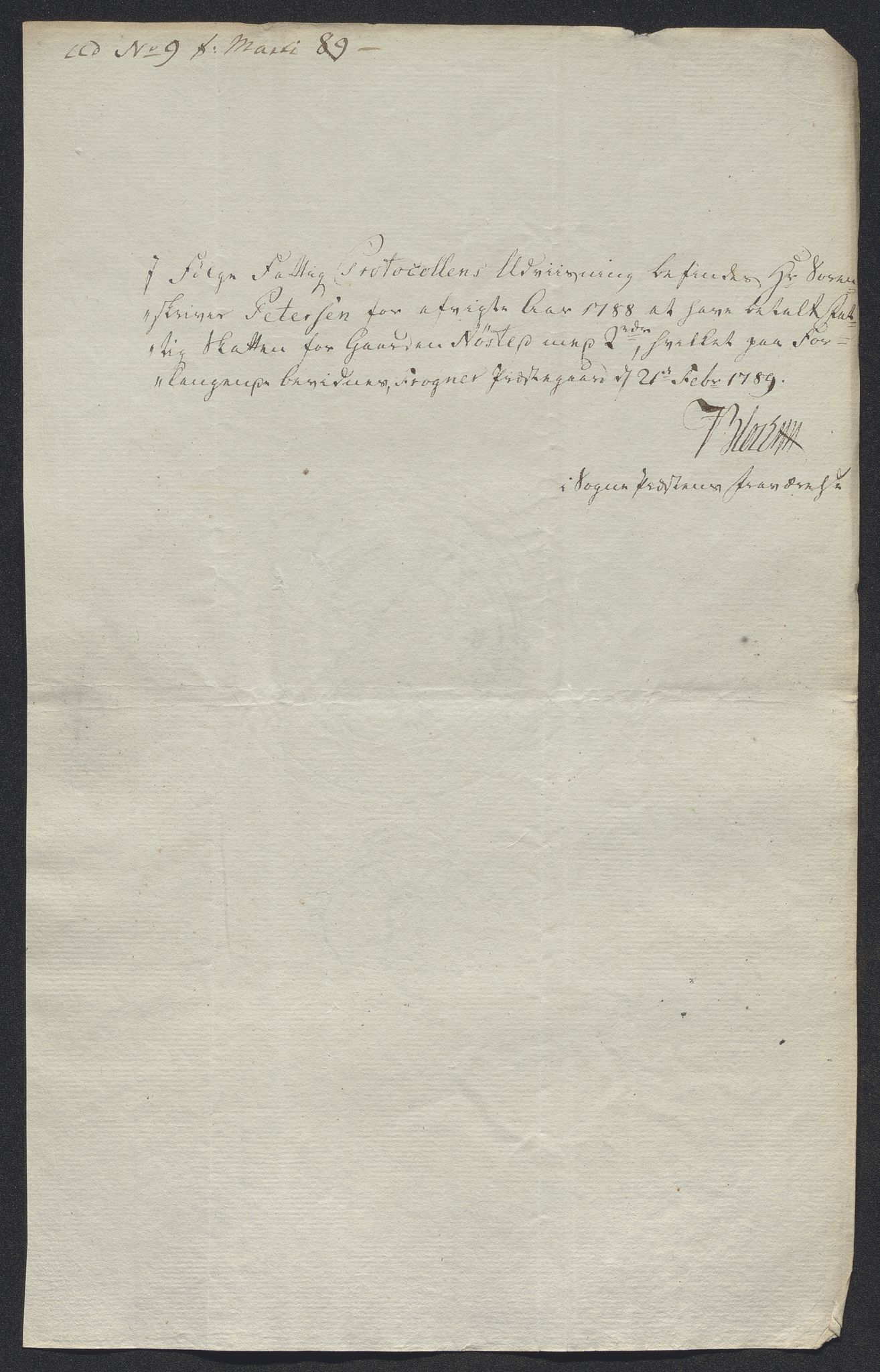 Kristiania tukthus, AV/SAO-A-10644/A/Ad/Adc/L0001: Innkomne skriv, 1740-1789, p. 442