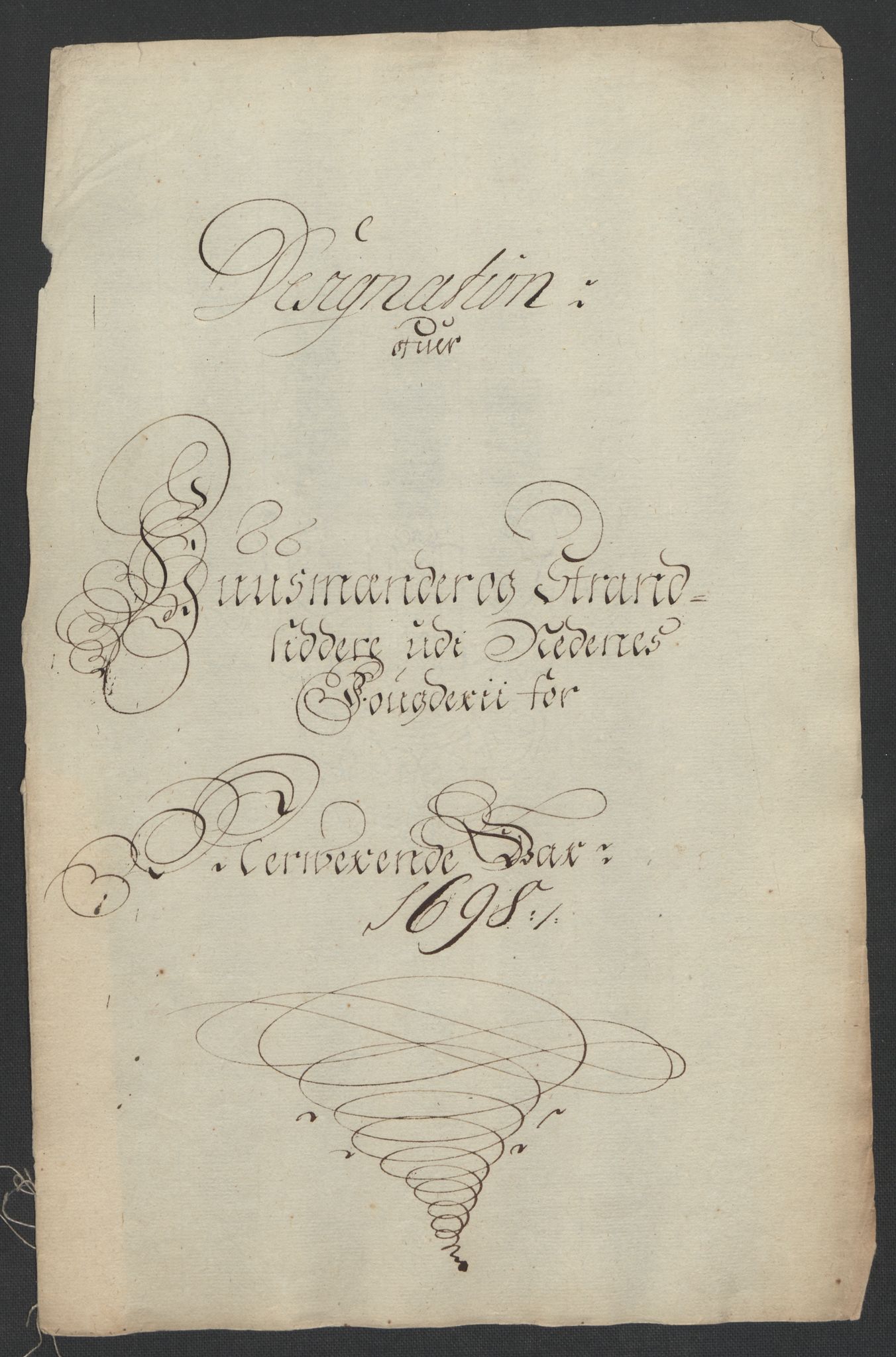 Rentekammeret inntil 1814, Reviderte regnskaper, Fogderegnskap, RA/EA-4092/R39/L2314: Fogderegnskap Nedenes, 1698-1699, p. 51