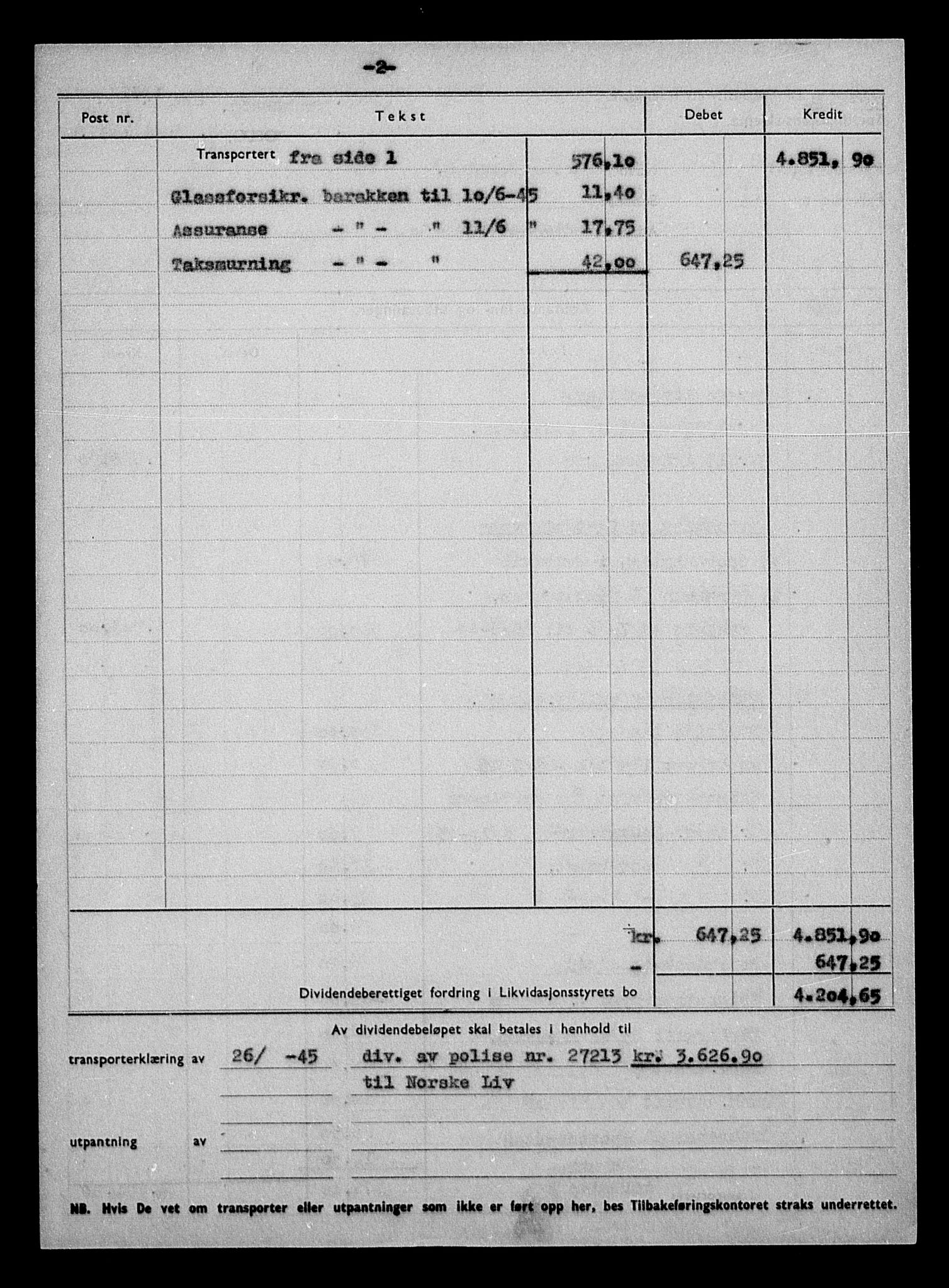 Justisdepartementet, Tilbakeføringskontoret for inndratte formuer, AV/RA-S-1564/H/Hc/Hcb/L0910: --, 1945-1947, p. 201