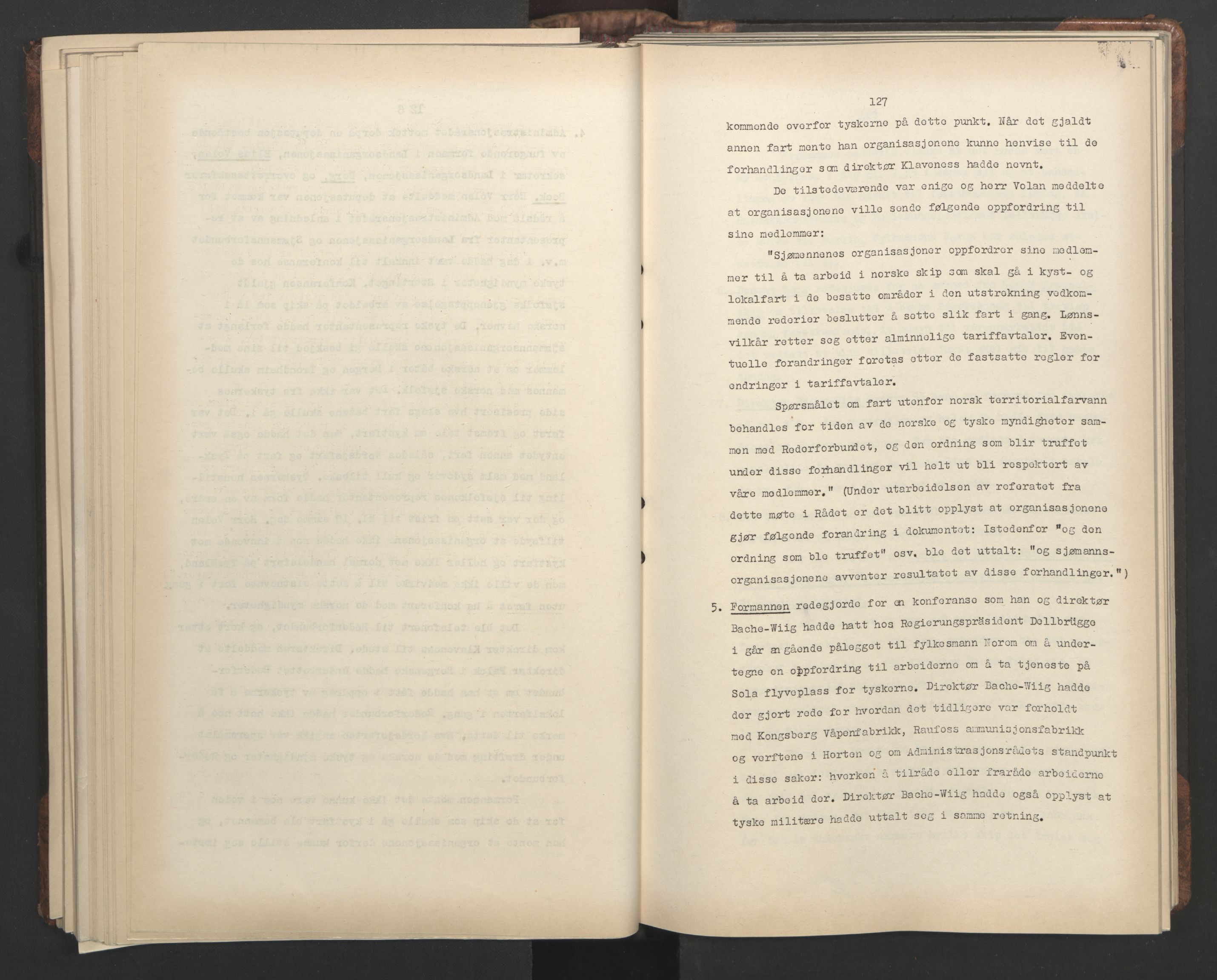 Administrasjonsrådet, AV/RA-S-1004/A/L0001: Møteprotokoll med tillegg 15/4-25/9, 1940, p. 127