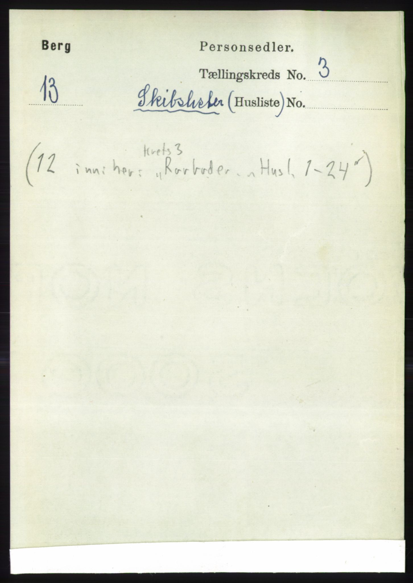 RA, 1891 census for 1929 Berg, 1891, p. 1528