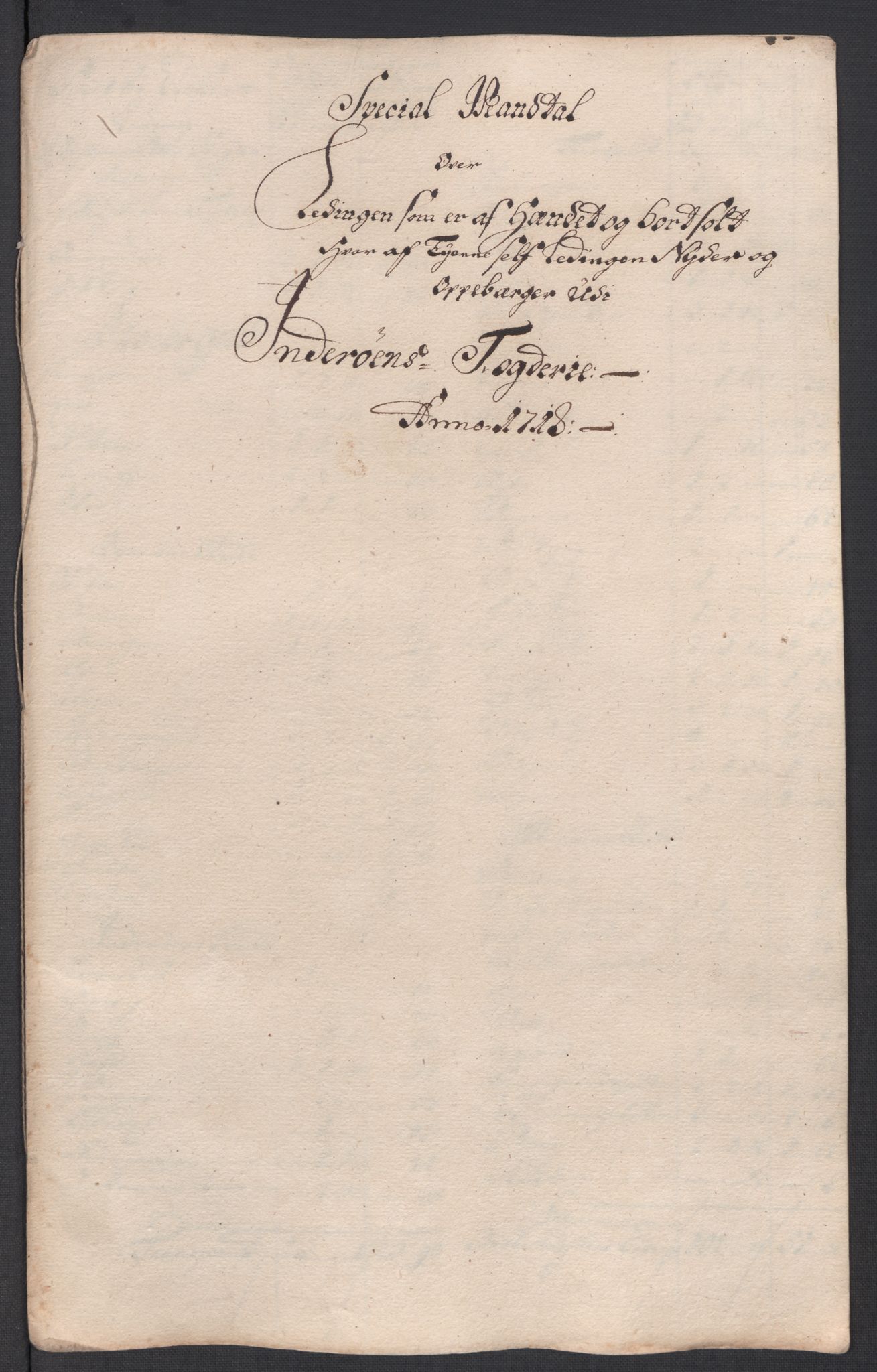 Rentekammeret inntil 1814, Reviderte regnskaper, Fogderegnskap, RA/EA-4092/R63/L4326: Fogderegnskap Inderøy, 1718, p. 255
