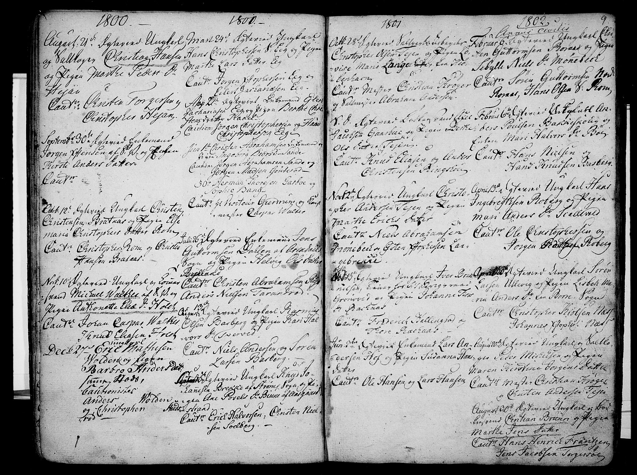 Sem kirkebøker, AV/SAKO-A-5/F/Fb/L0003: Parish register (official) no. II 3, 1792-1814, p. 9