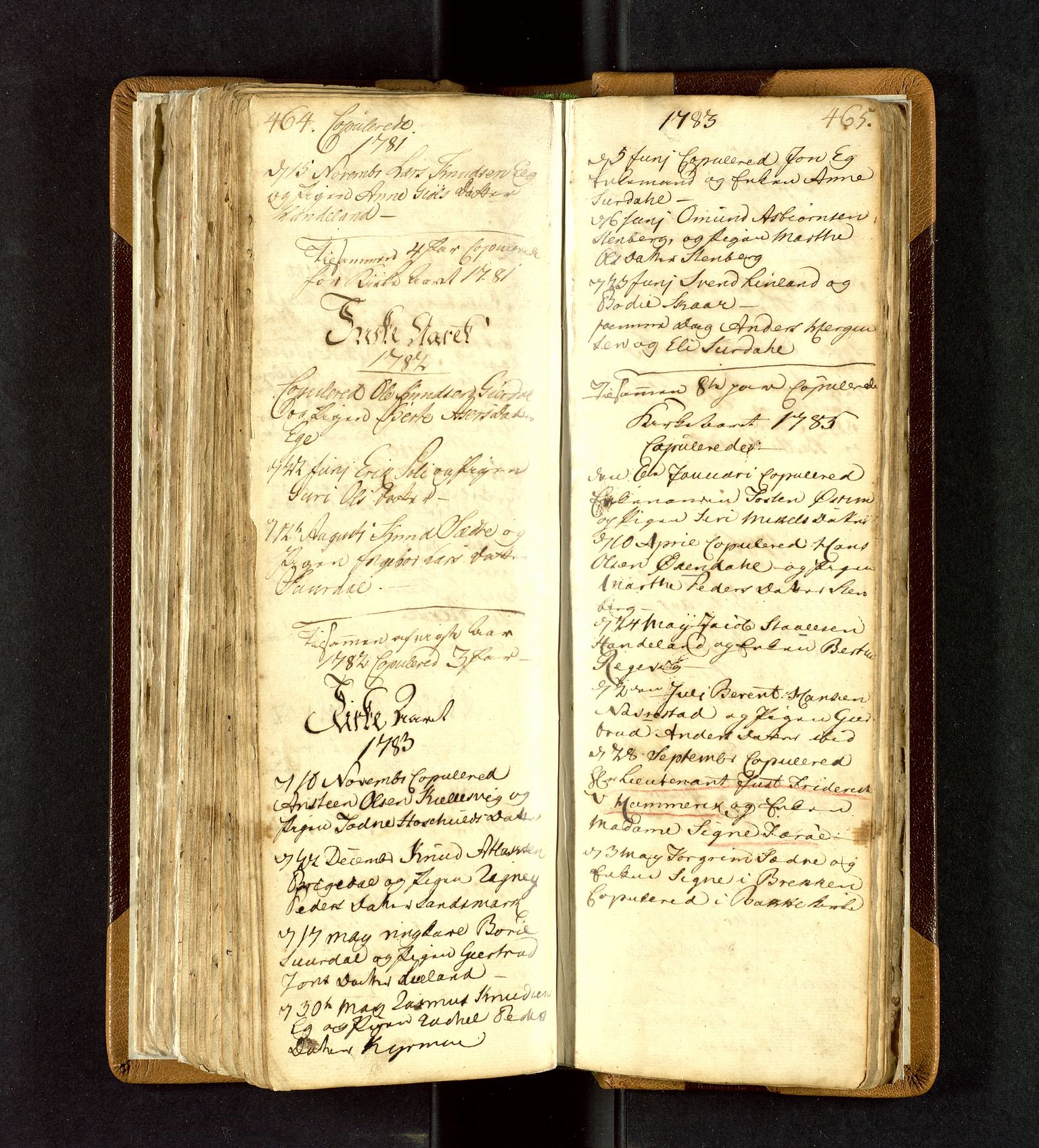 Lund sokneprestkontor, SAST/A-101809/S06/L0003: Parish register (official) no. A 3, 1761-1801, p. 464-465