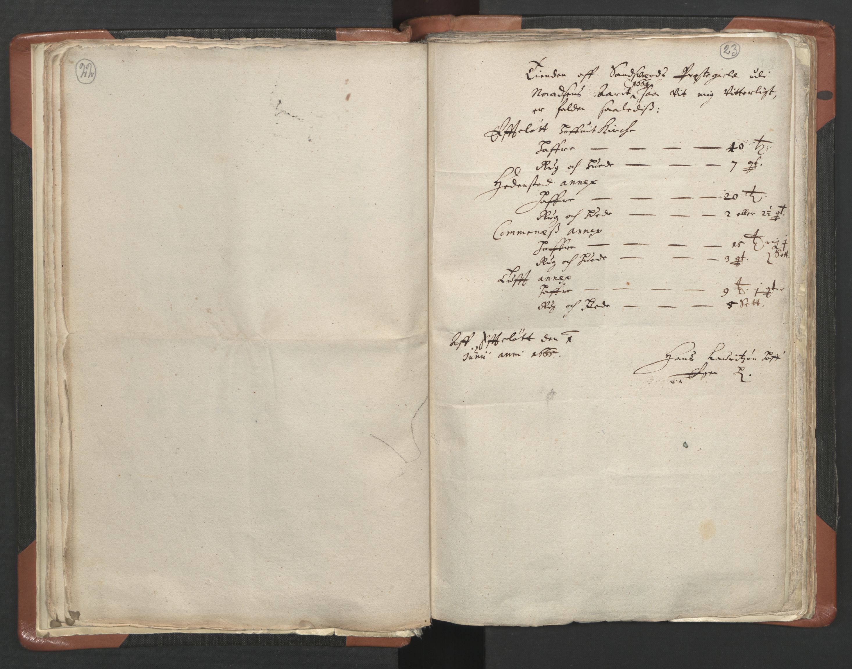 RA, Vicar's Census 1664-1666, no. 10: Tønsberg deanery, 1664-1666, p. 22-23