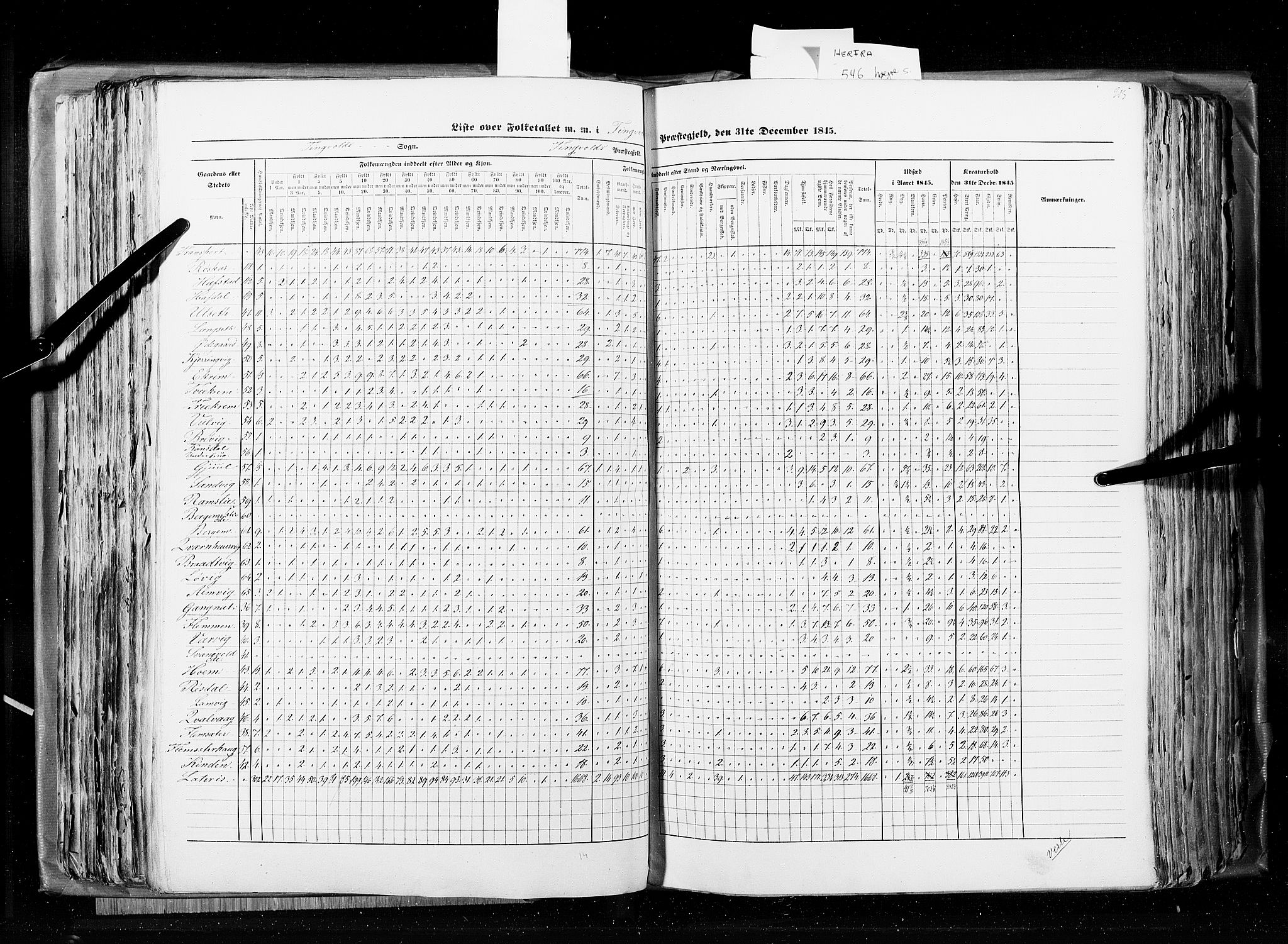 RA, Census 1845, vol. 8: Romsdal amt og Søndre Trondhjems amt, 1845, p. 215