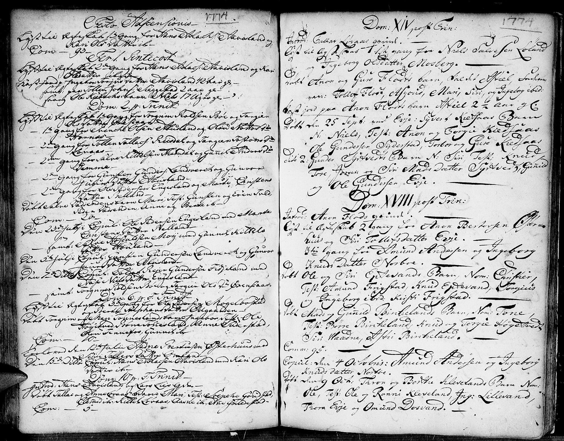 Evje sokneprestkontor, SAK/1111-0008/F/Fa/Faa/L0002: Parish register (official) no. A 2, 1760-1787