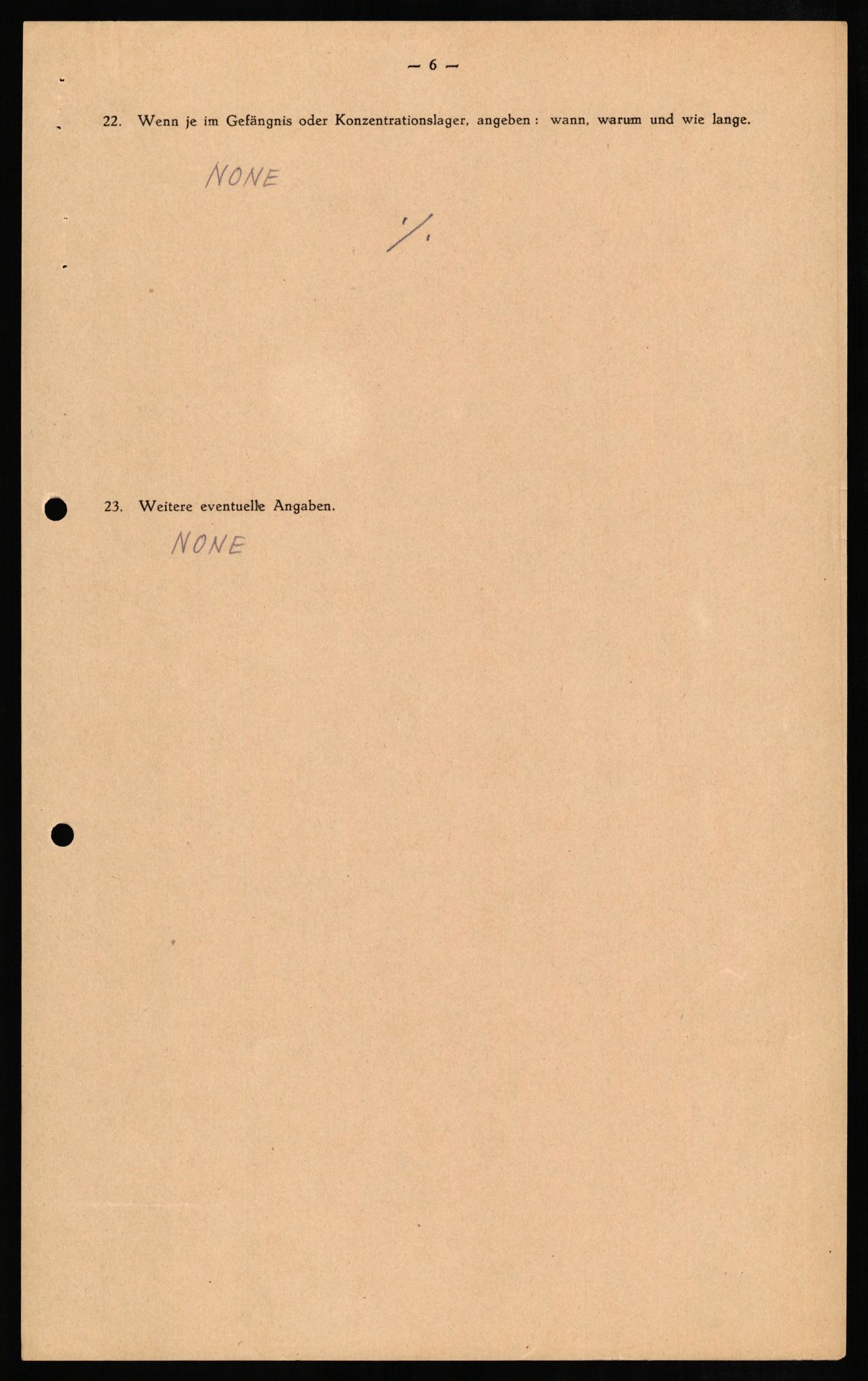 Forsvaret, Forsvarets overkommando II, RA/RAFA-3915/D/Db/L0011: CI Questionaires. Tyske okkupasjonsstyrker i Norge. Tyskere., 1945-1946, p. 139