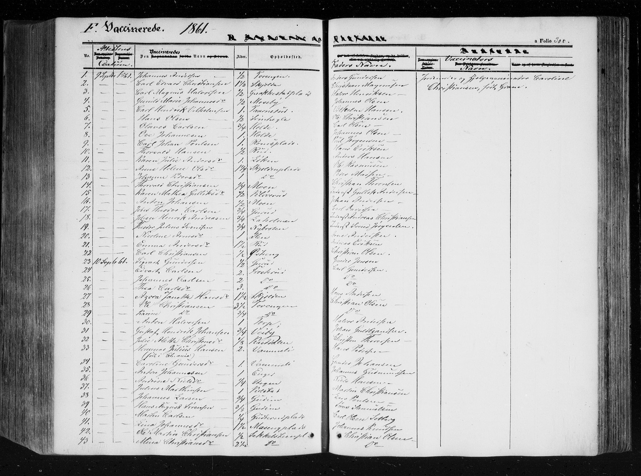 Askim prestekontor Kirkebøker, SAO/A-10900/F/Fa/L0005: Parish register (official) no. 5, 1847-1879, p. 308