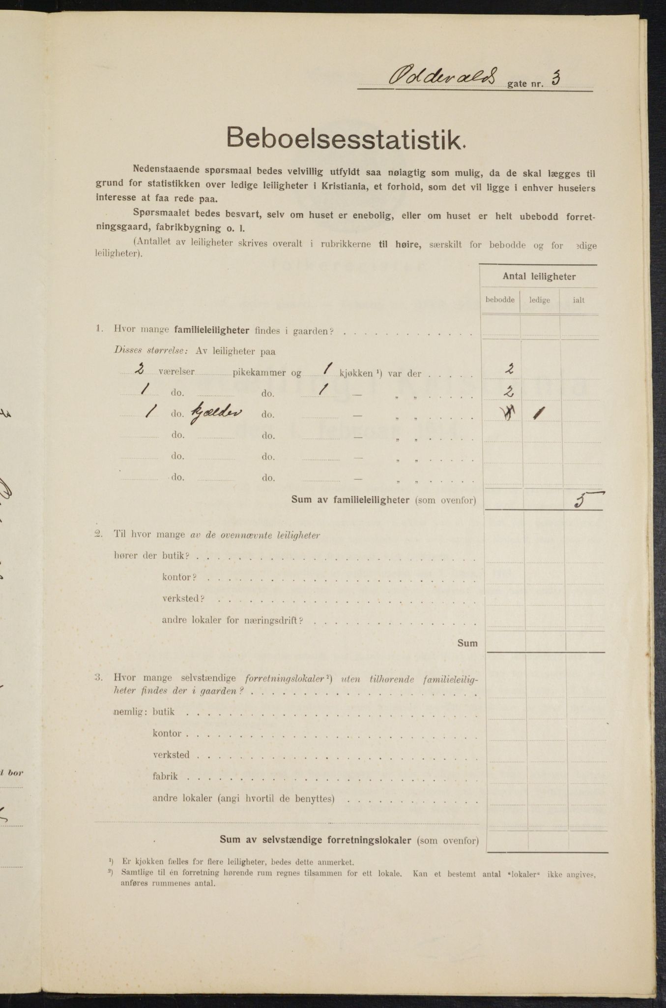 OBA, Municipal Census 1914 for Kristiania, 1914, p. 74474