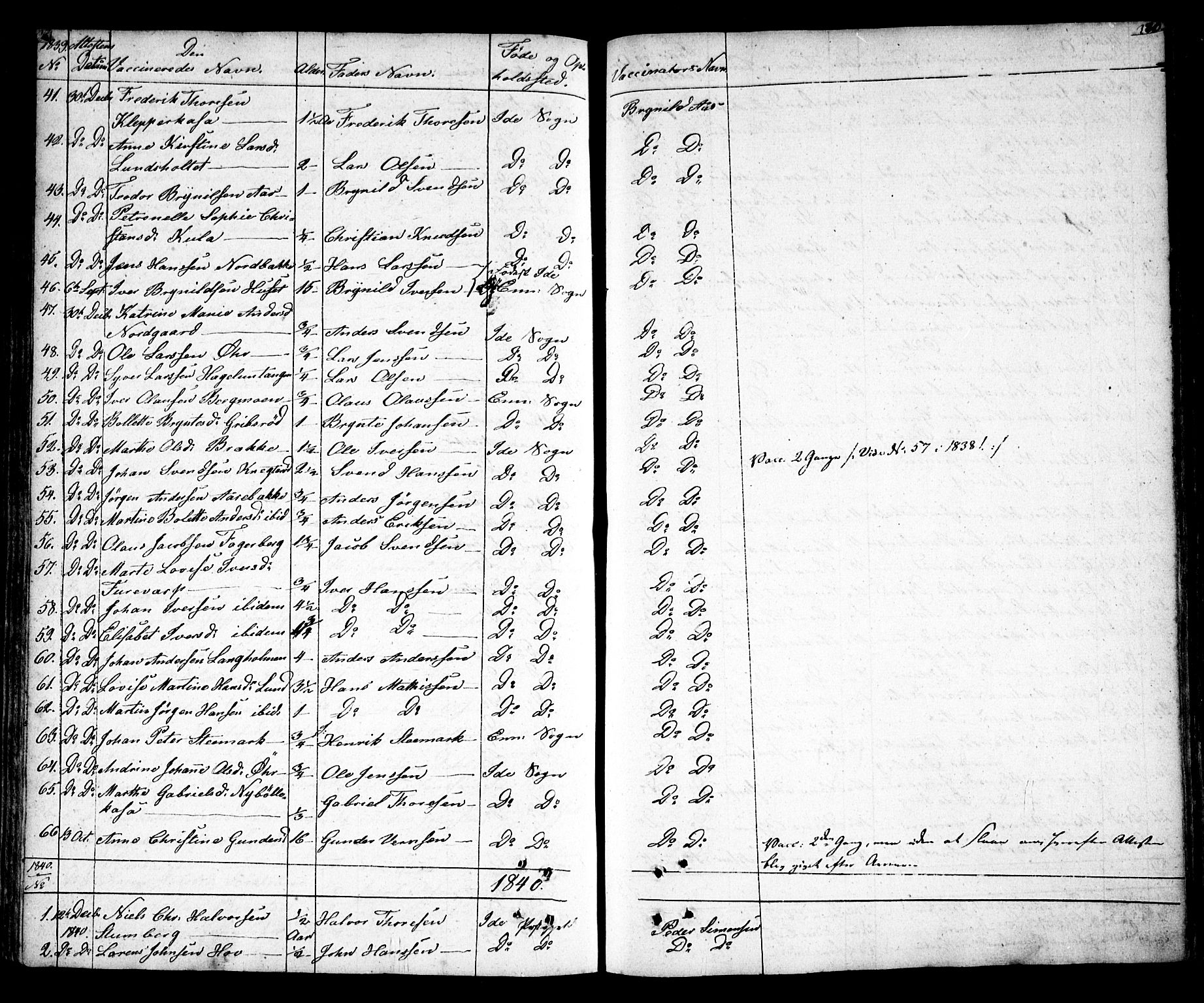 Idd prestekontor Kirkebøker, AV/SAO-A-10911/F/Fc/L0003: Parish register (official) no. III 3, 1832-1847, p. 380