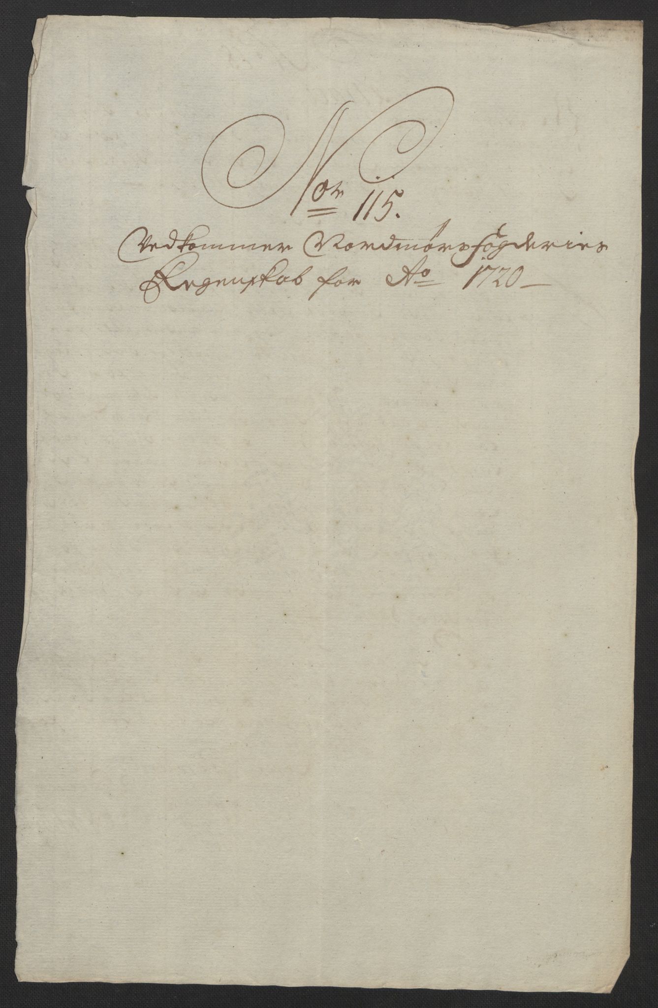Rentekammeret inntil 1814, Reviderte regnskaper, Fogderegnskap, RA/EA-4092/R56/L3753: Fogderegnskap Nordmøre, 1720, p. 405