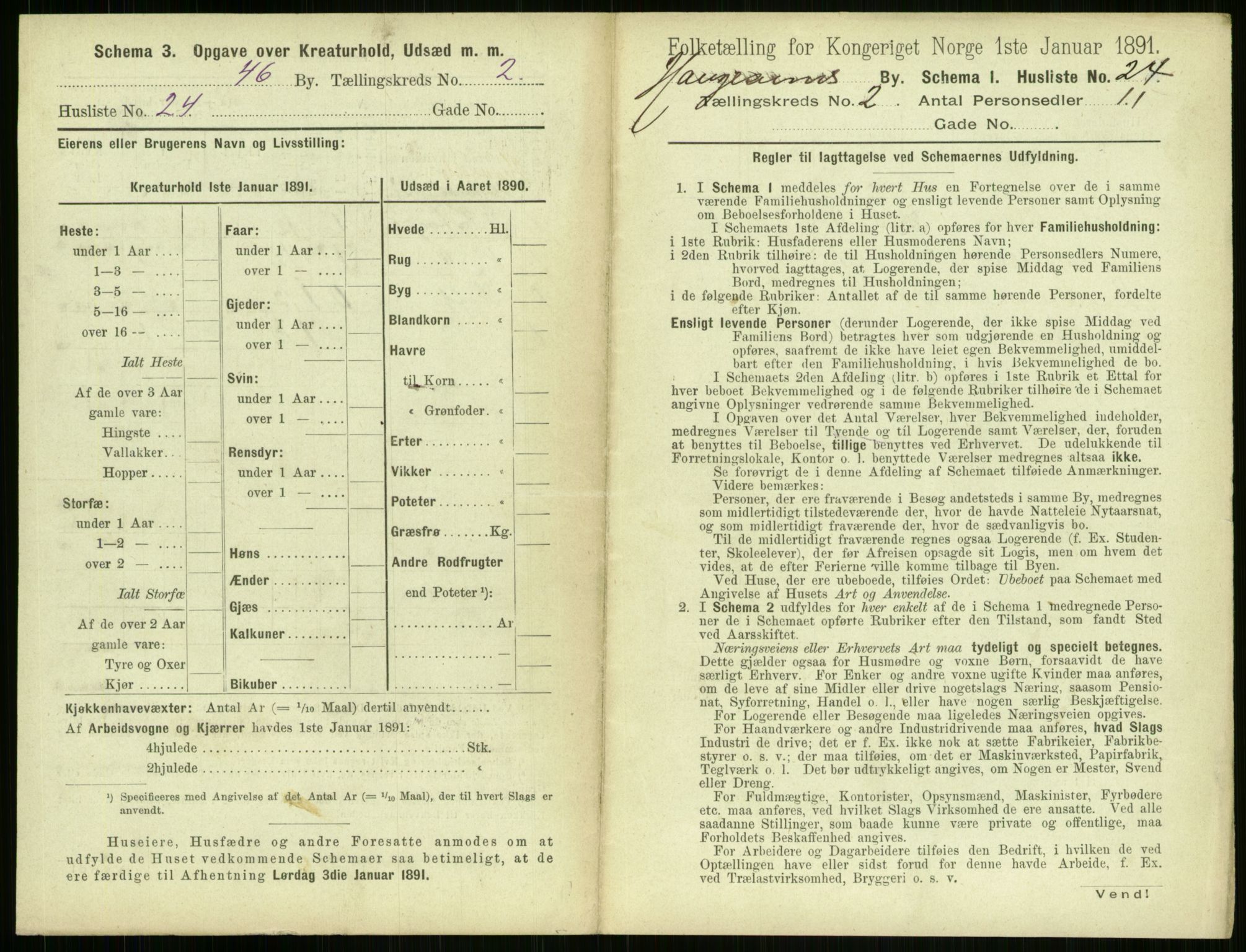 RA, 1891 census for 1106 Haugesund, 1891, p. 145