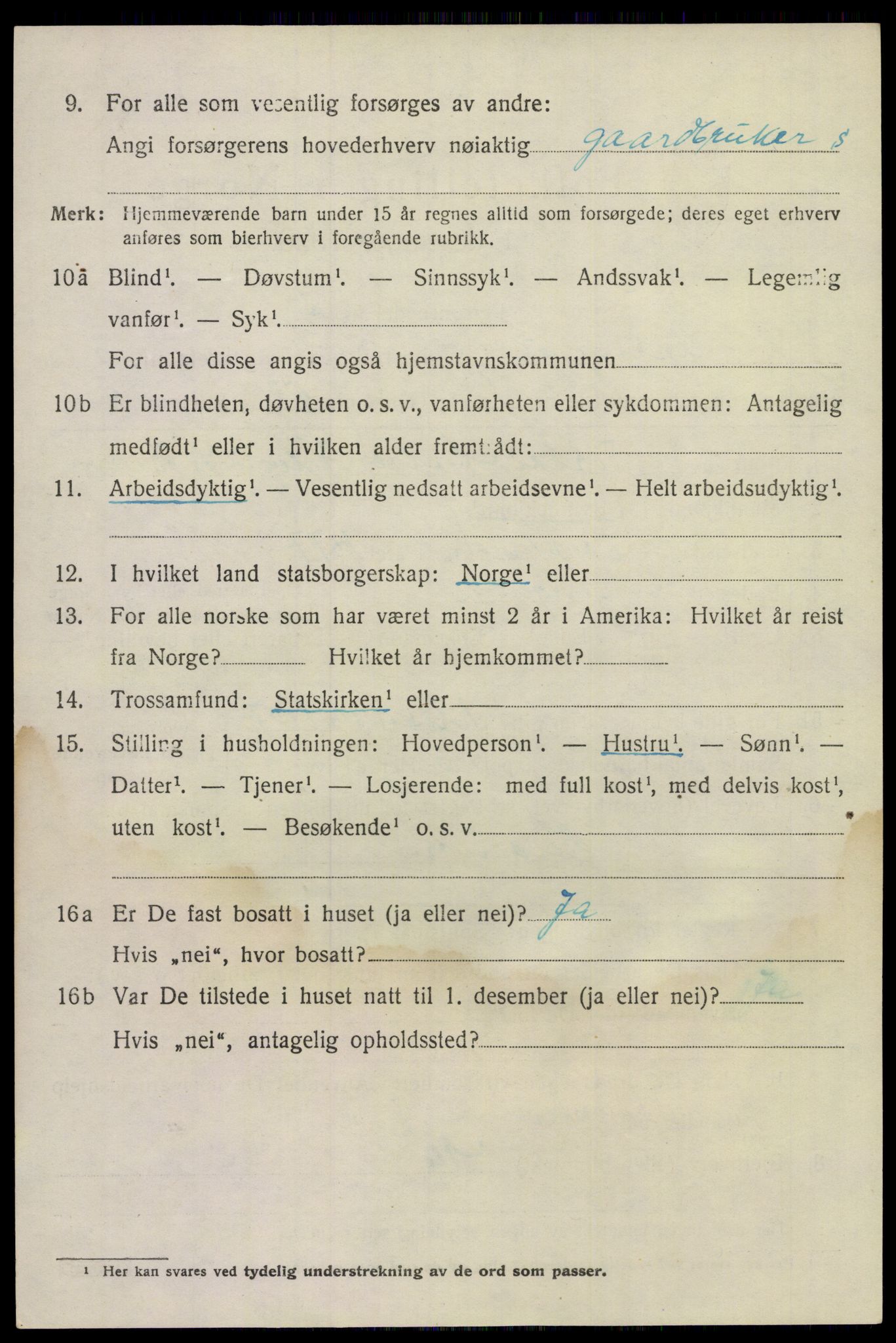 SAKO, 1920 census for Drangedal, 1920, p. 2572