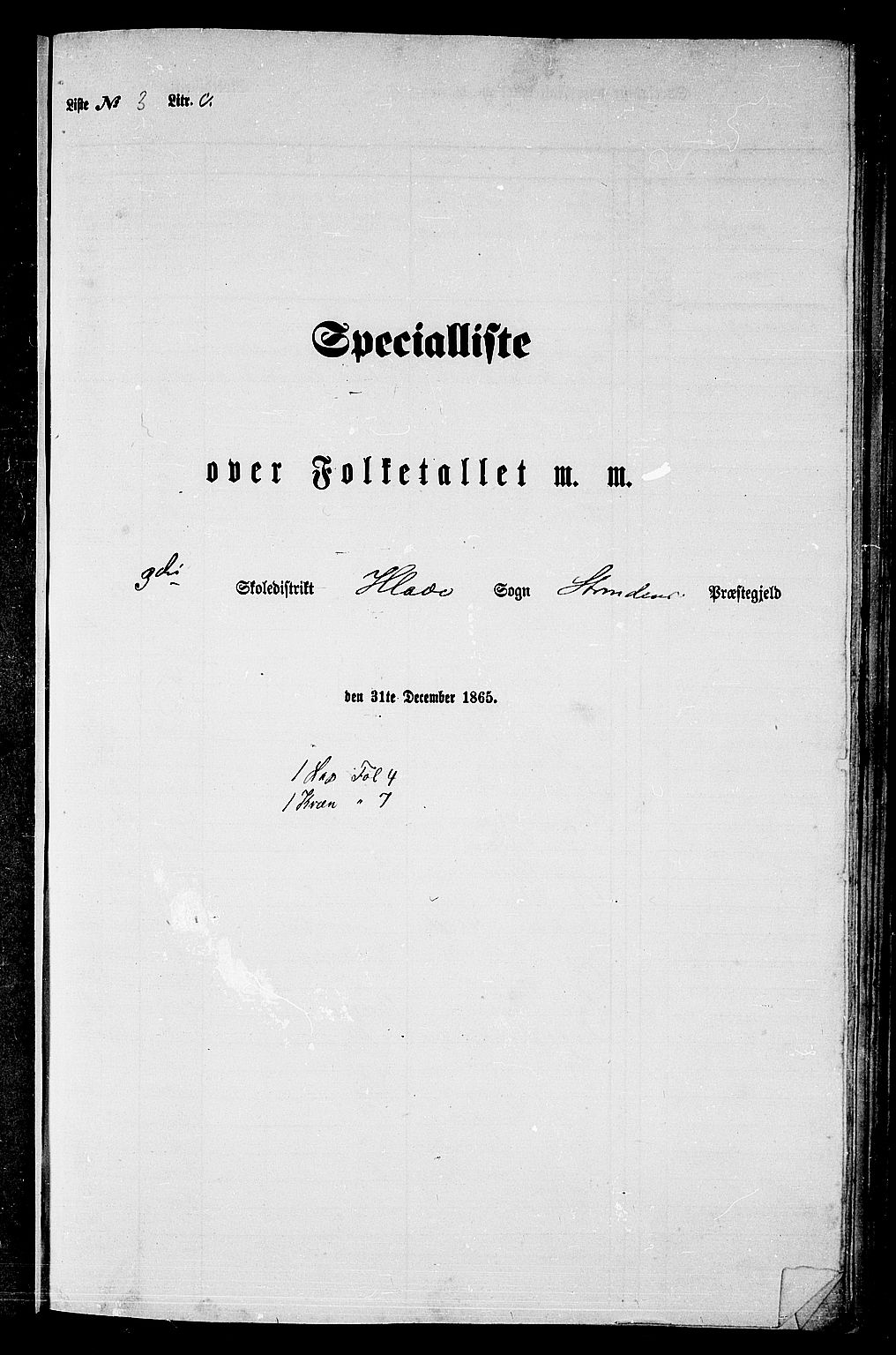 RA, 1865 census for Strinda, 1865, p. 92